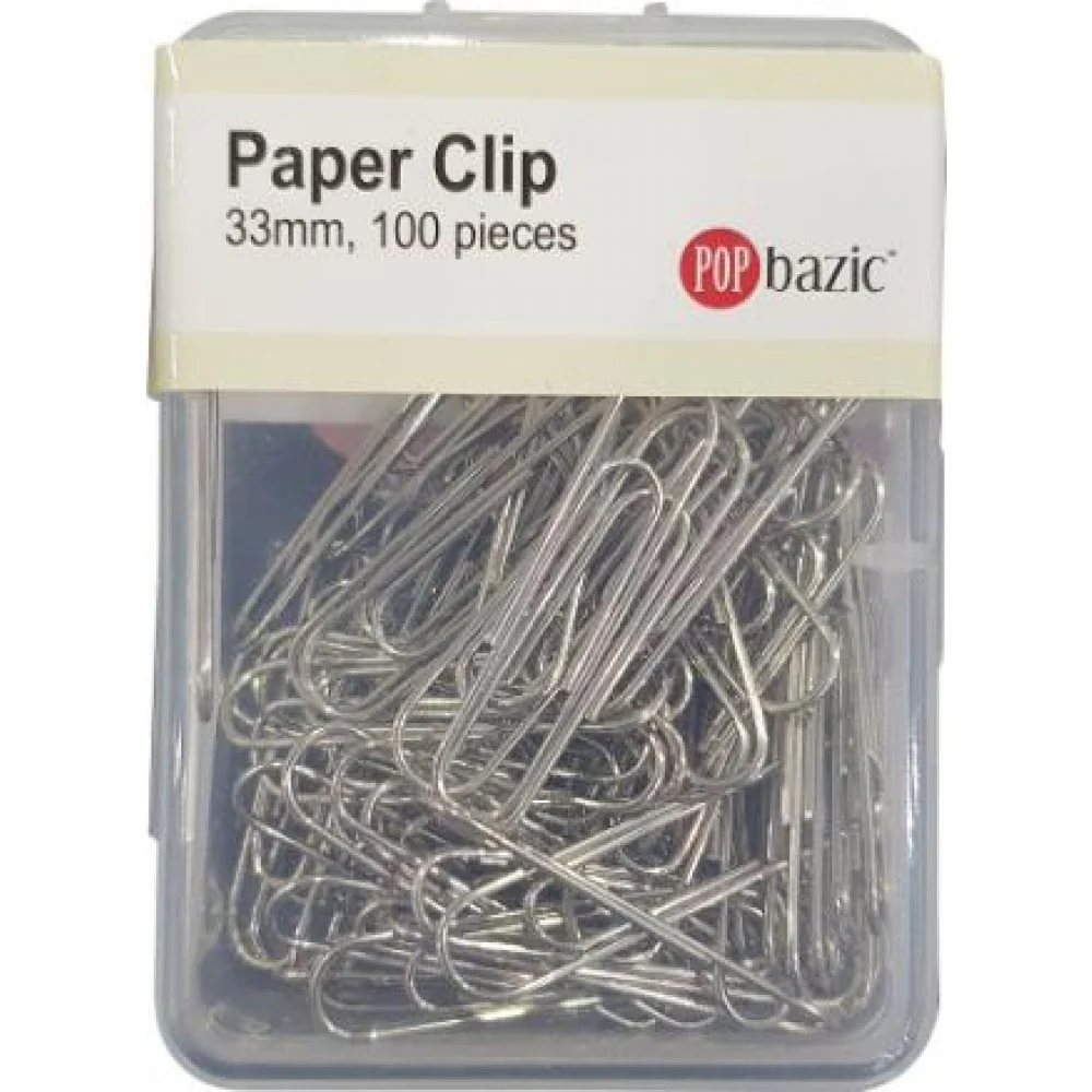 Pop Bazic Silver Paper Clip - Image 2