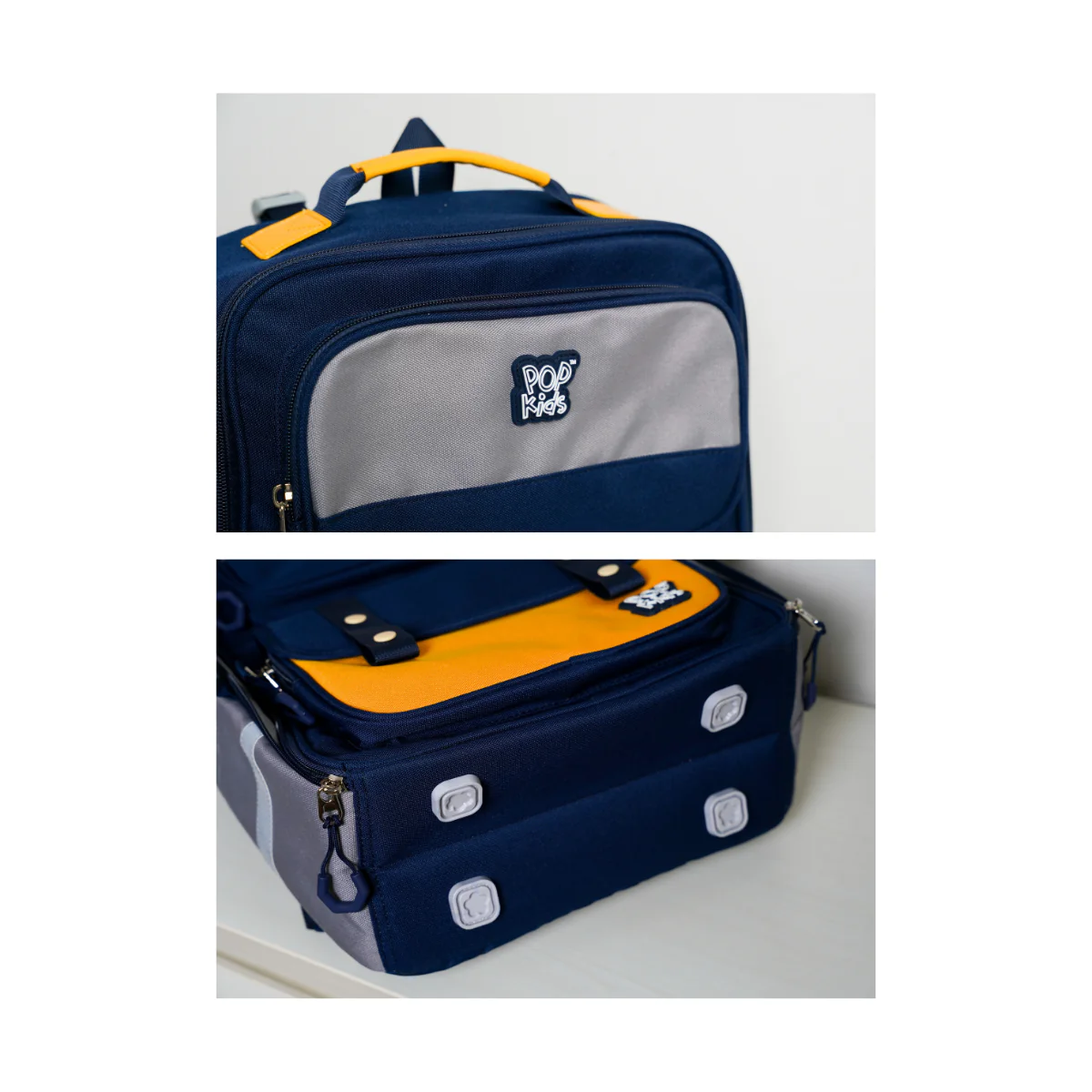 POP Kids Backpack Dark Blue - Image 3
