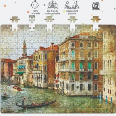 POPCORN GAMES AND PUZZLES 300 PIECE PUZZLE THE CITY OF CANALS - Image 2
