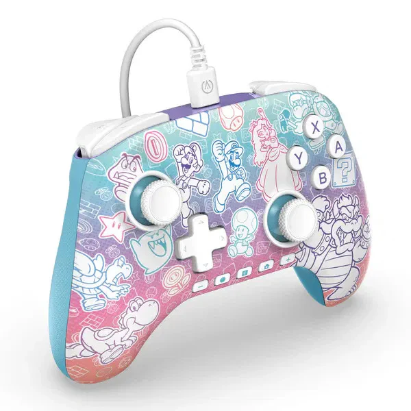 PowerA Advantage Wired Controller for Nintendo Switch 2- Mushroom Kingdom - Image 3