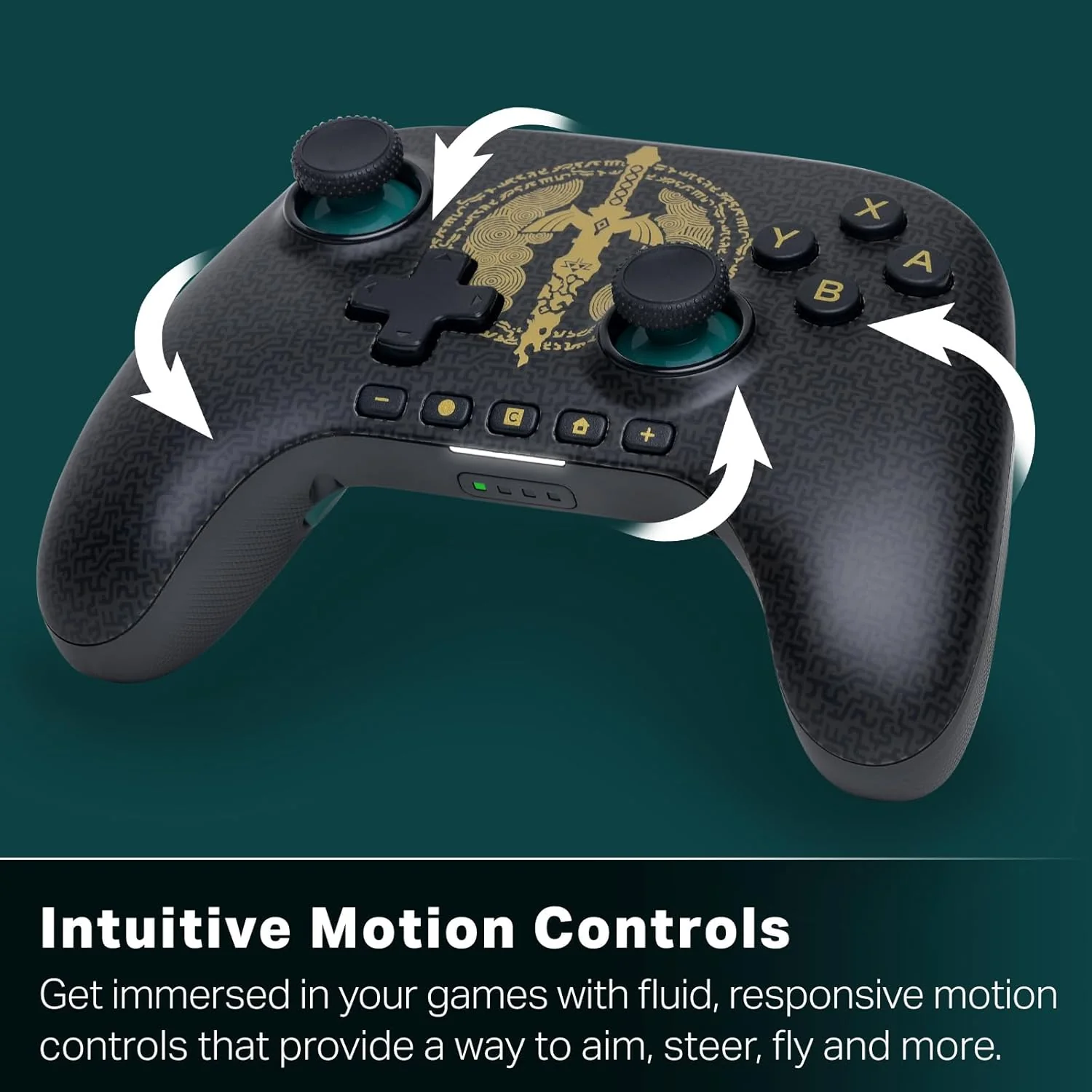 PowerA Advantage Wireless Controller for Nintendo Switch 2 - Decayed Master Sword - Image 5