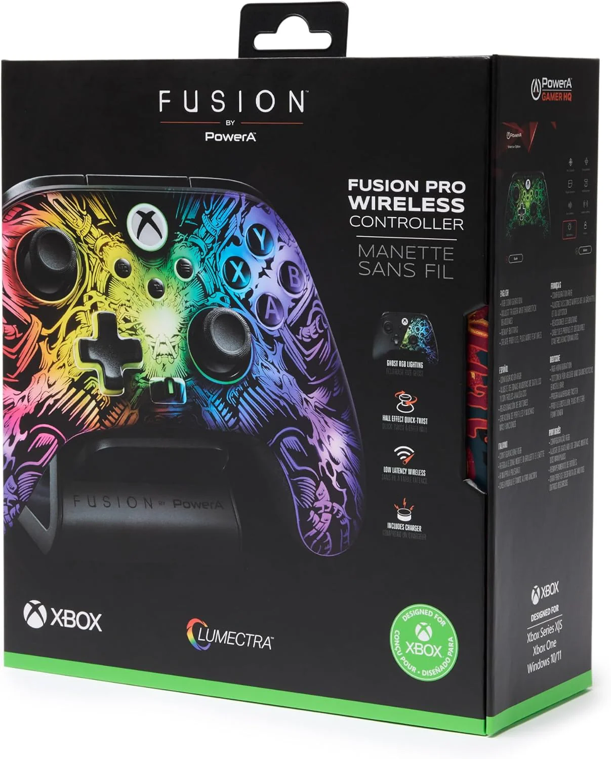 PowerA FUSION Pro Wireless Controller for Xbox Series X|S with Lumectra (Officially Licensed) - Image 3