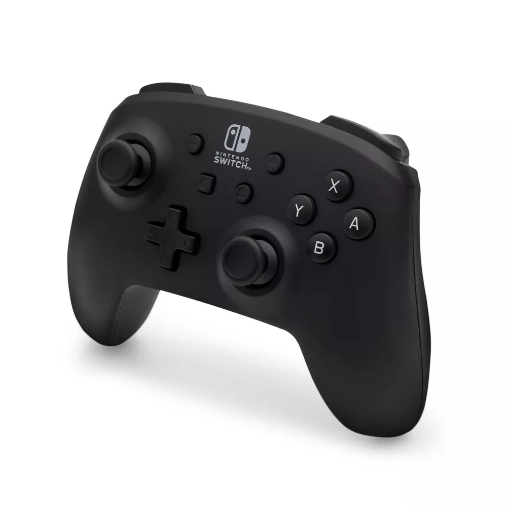 PowerA Jet Black Wireless Controller - Nintendo Switch: Bluetooth Standard Controller - Image 4