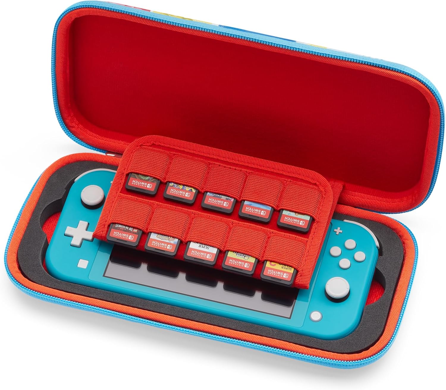 PowerA Slim Case for Nintendo Switch - OLED Model, Nintendo Switch, Nintendo Switch Lite - Mushroom Kingdom Reel (Officially Licensed) - Image 5