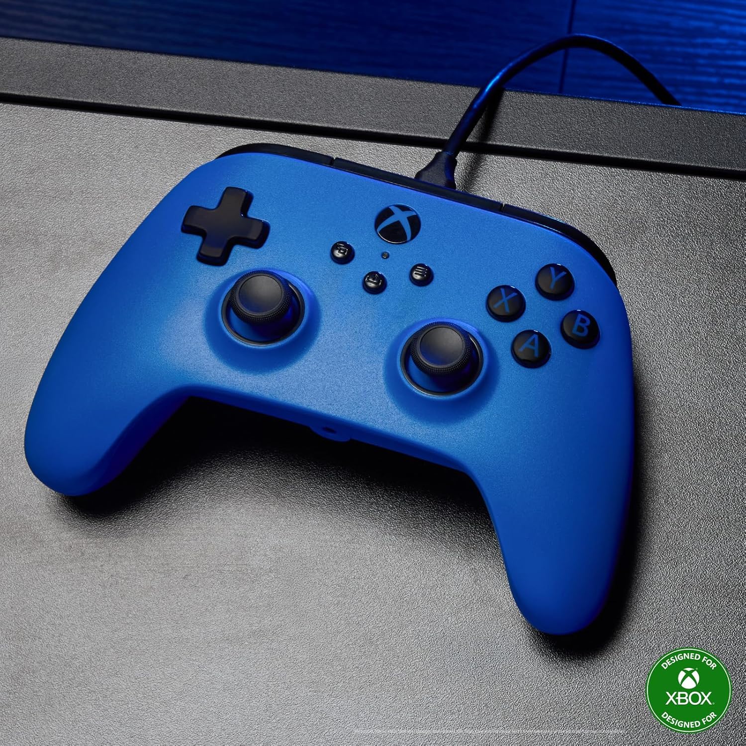 PowerA Symmetric Wired Controller for Xbox Series X|S - Blue - Image 2