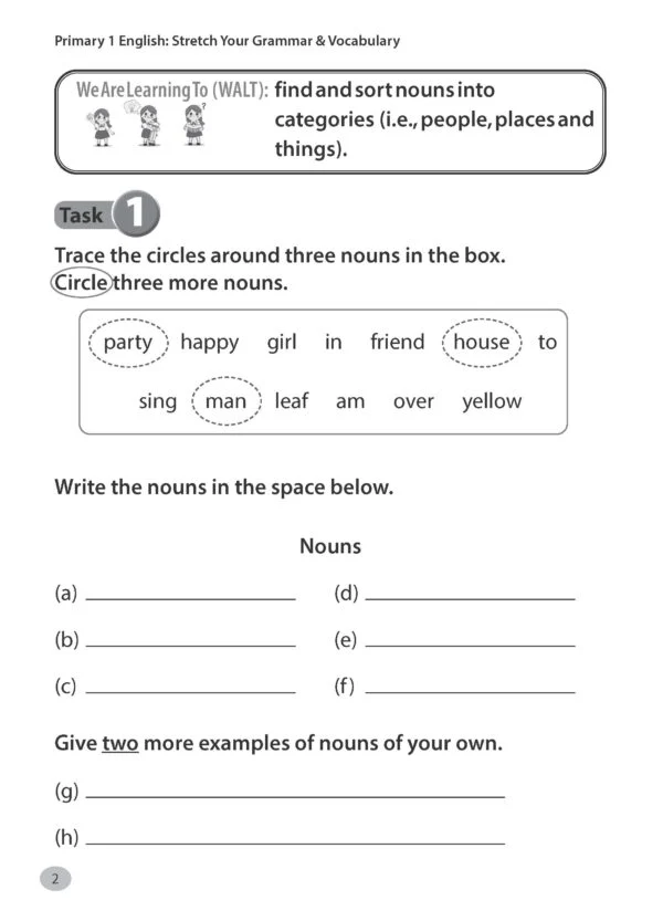 Primary 1 English Stretch Your Grammar & Vocabulary - Image 4