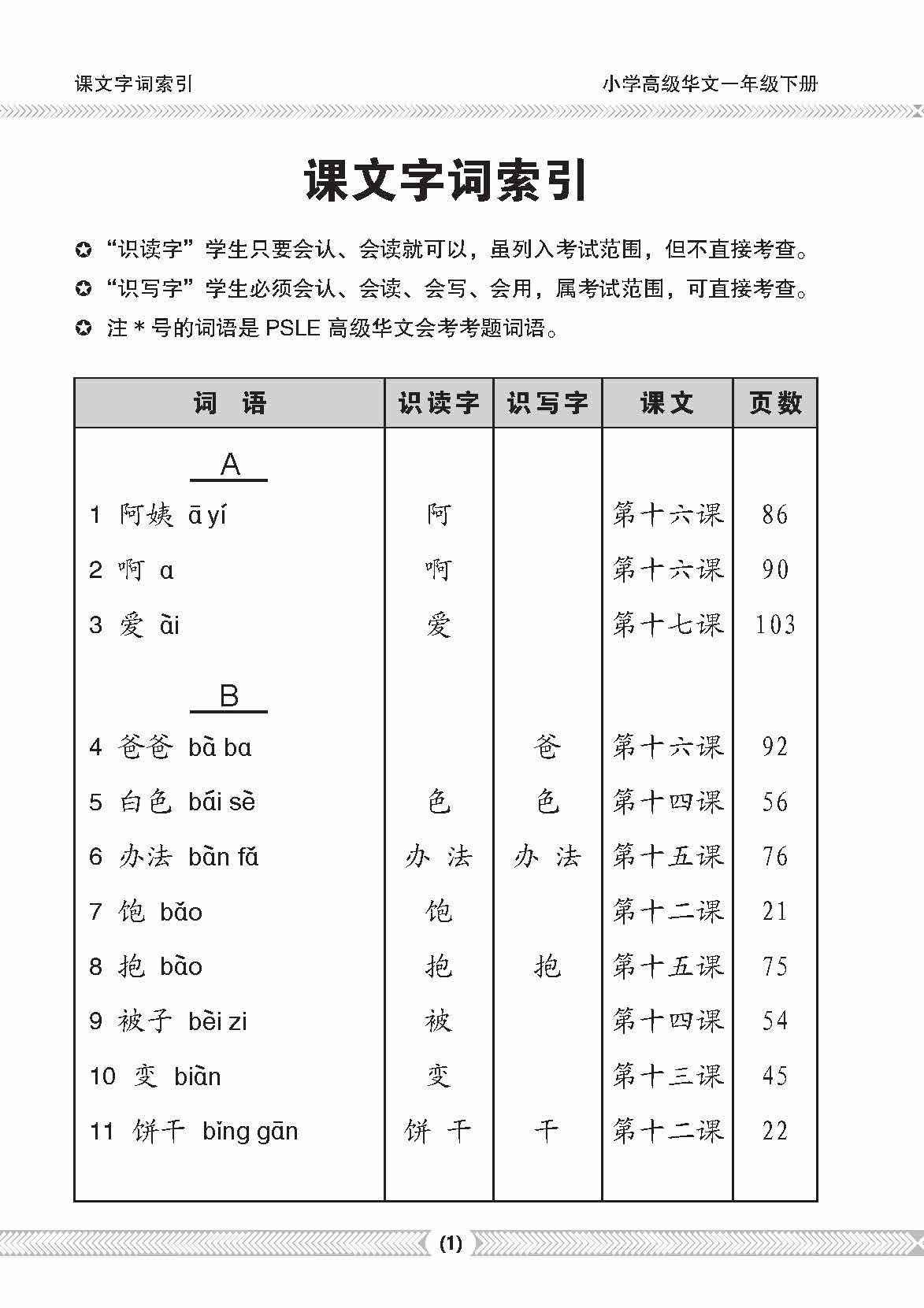 Primary 1B Higher Chinese Vocabulary Handbook -3rd Edition - Image 5