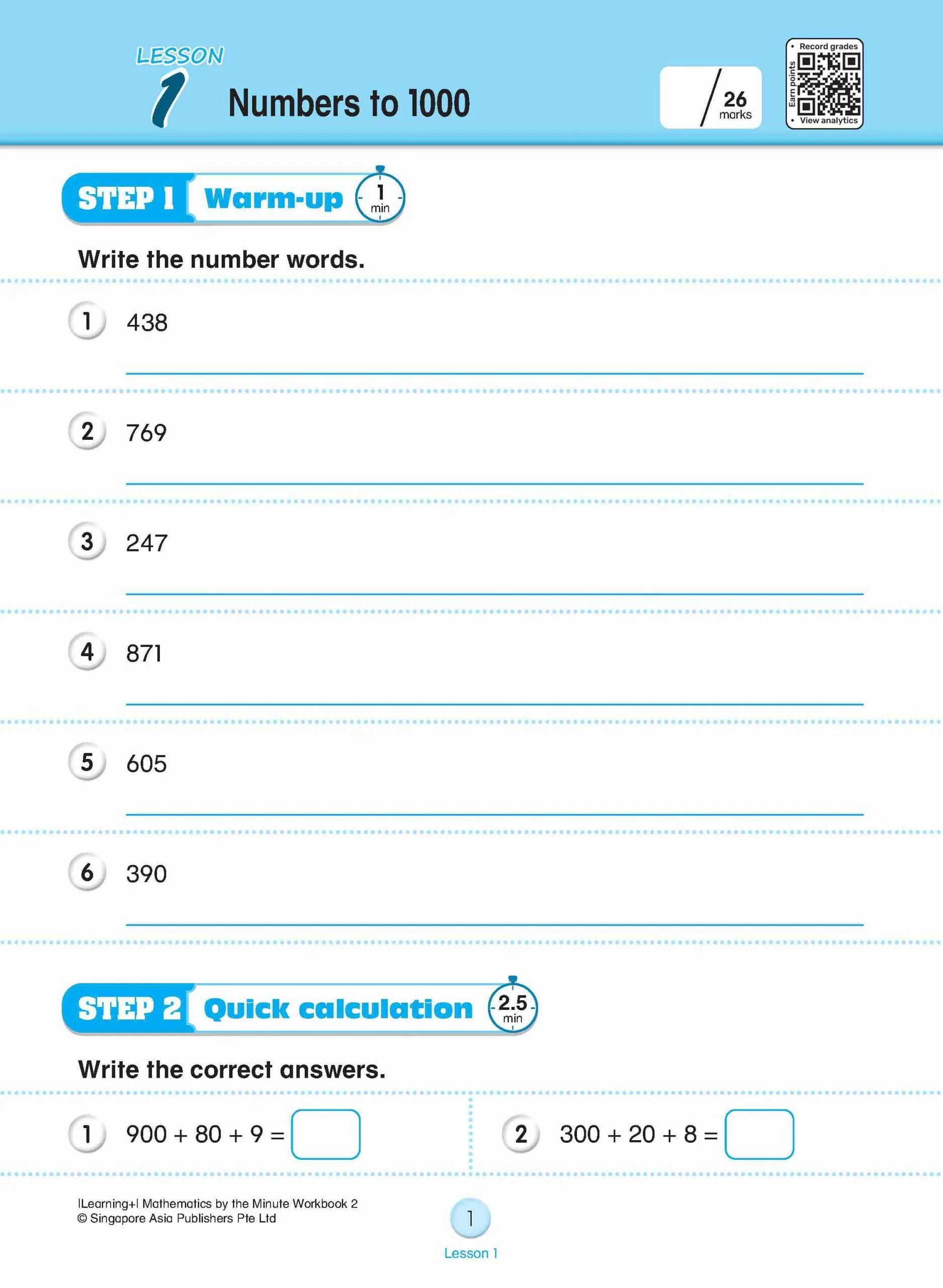 Primary 2 Learning+ Mathematics By The Minute Workbook 2 - 2nd Edition - Image 5