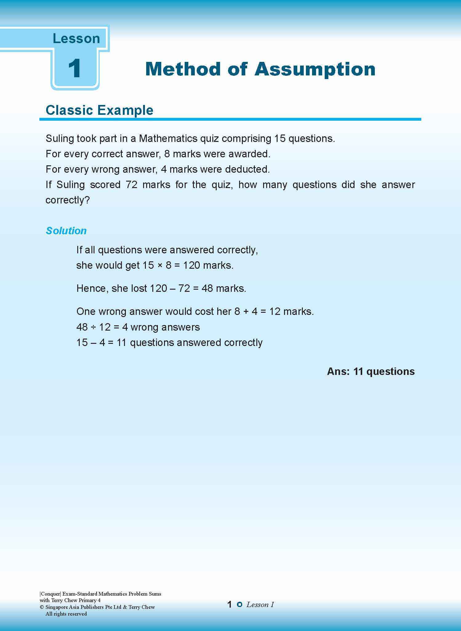 Primary 4 Conquer EXAM-STANDARD Mathematics PROBLEM SUMS with Terry Chew - 2nd Edition - Image 4