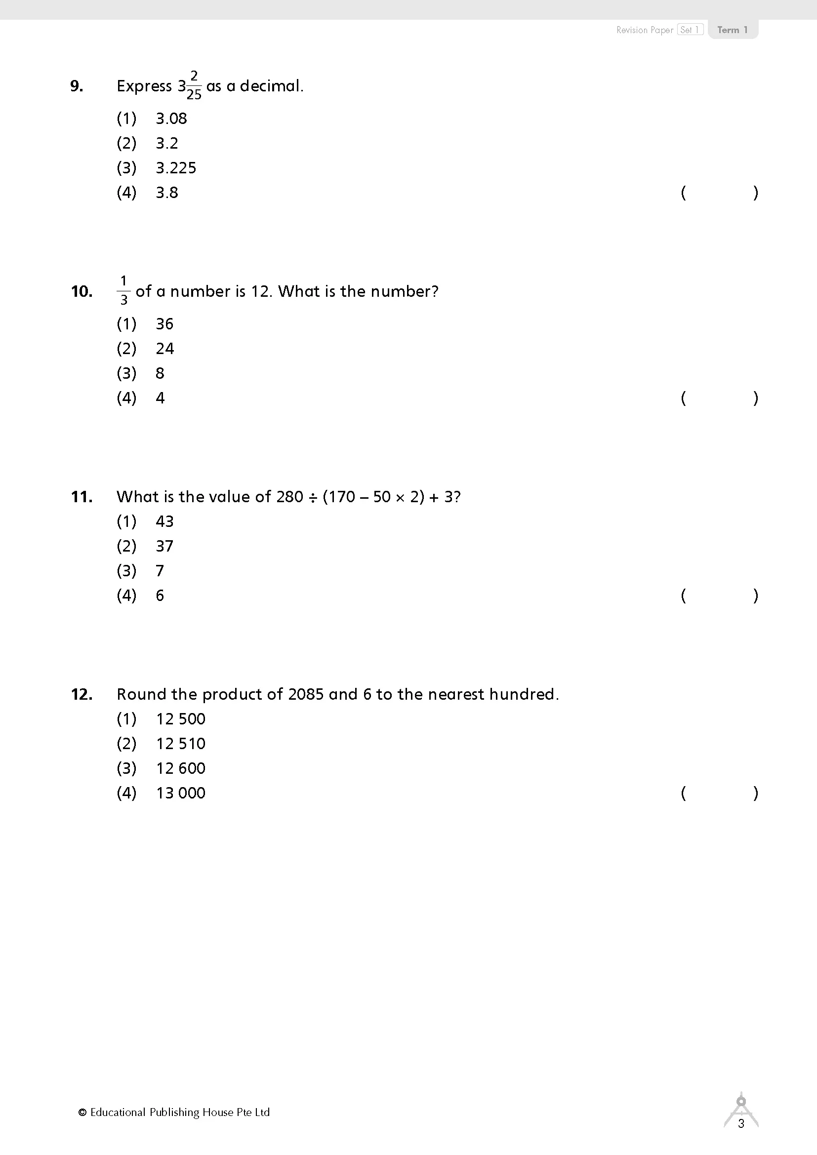 Primary 5 Maths Revision Papers - Image 5