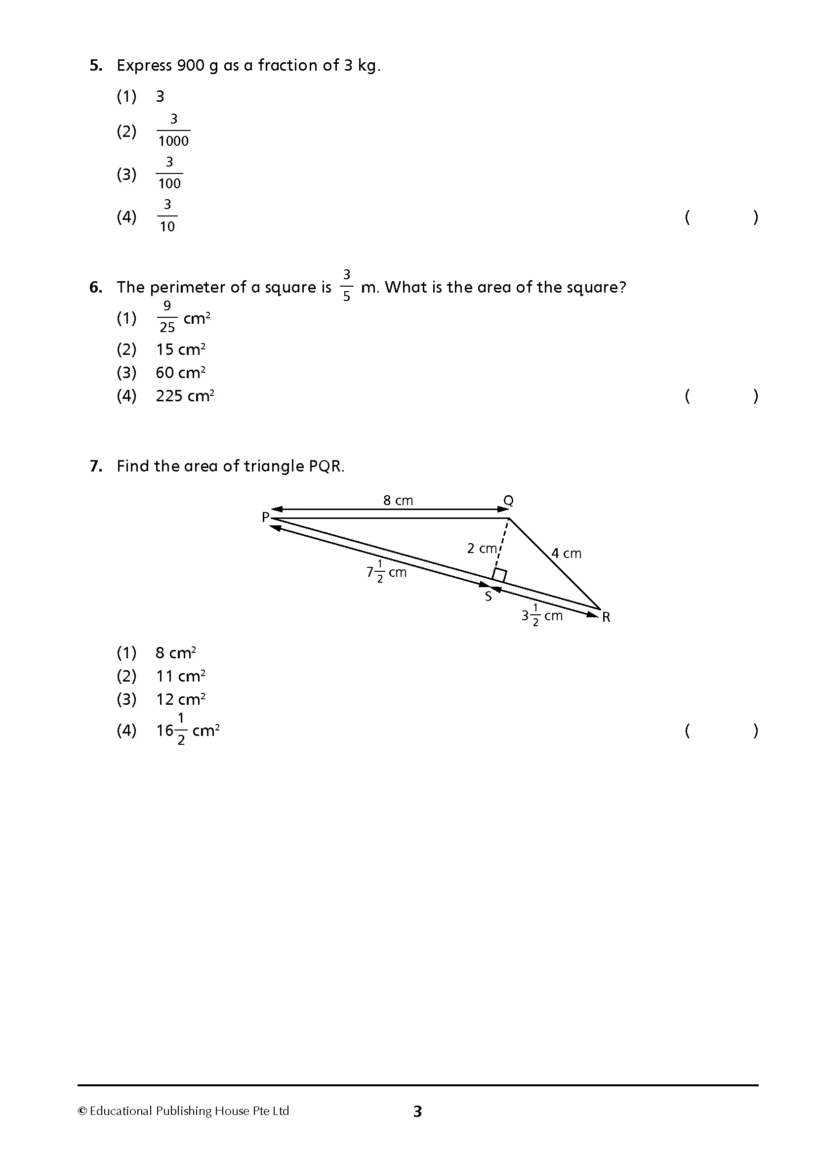 Primary 5 New Syllabus Maths Exam Papers - Image 5