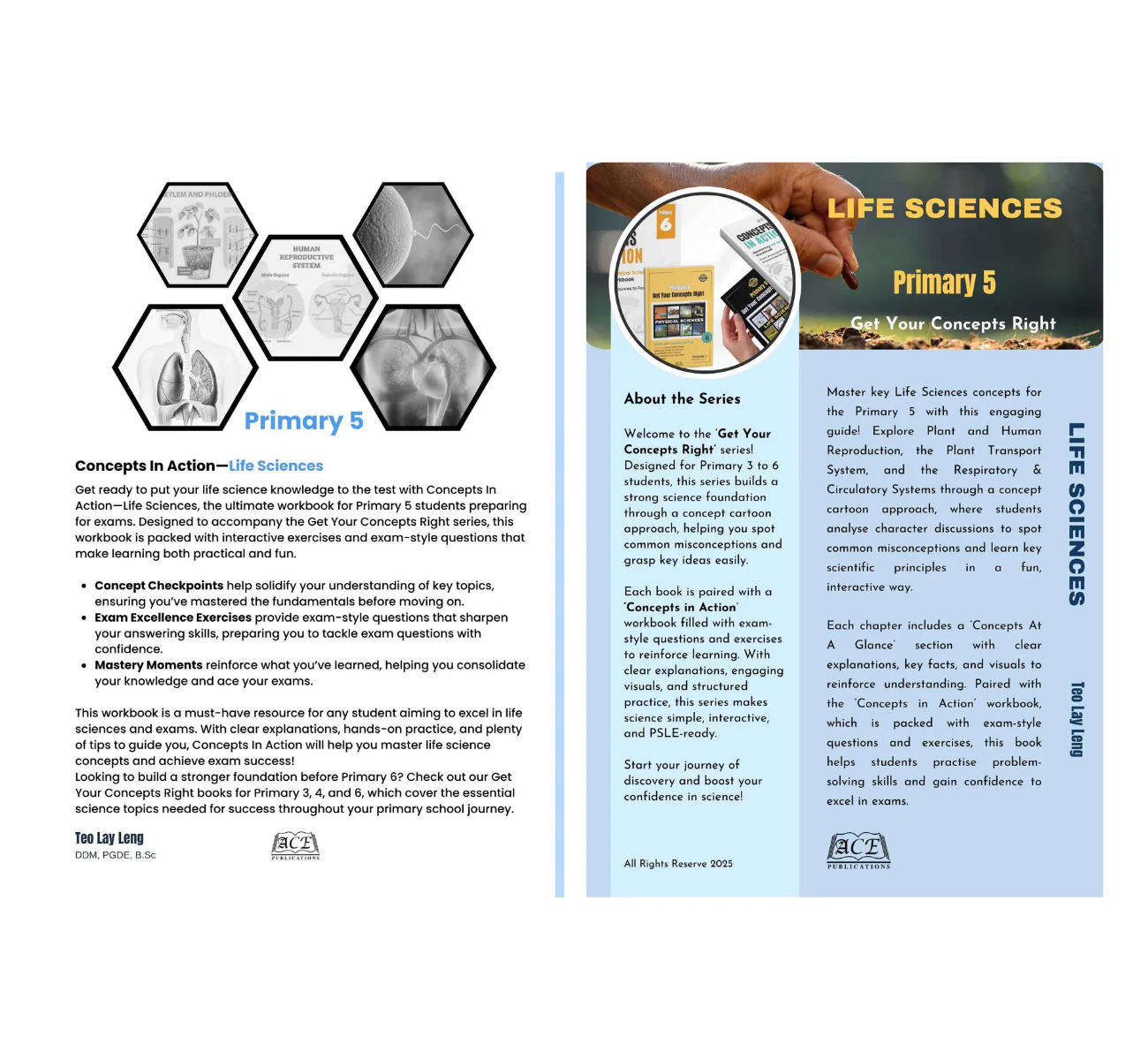 Primary 5 Science Bundle – Life Sciences (Get Your Concepts Right + Concepts In Action) - Image 2