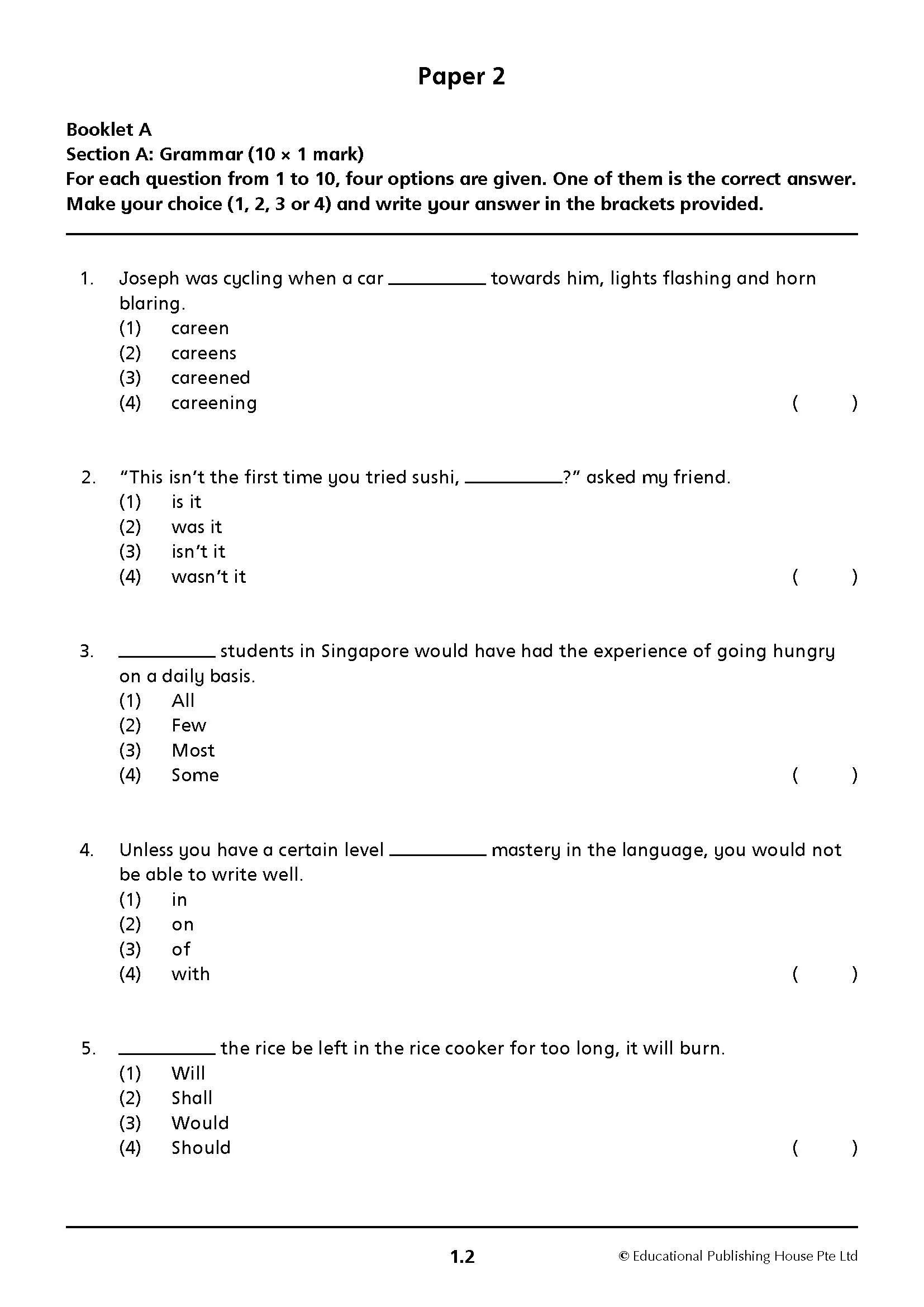 Primary 6 English Mid-Year Review Papers - Image 4