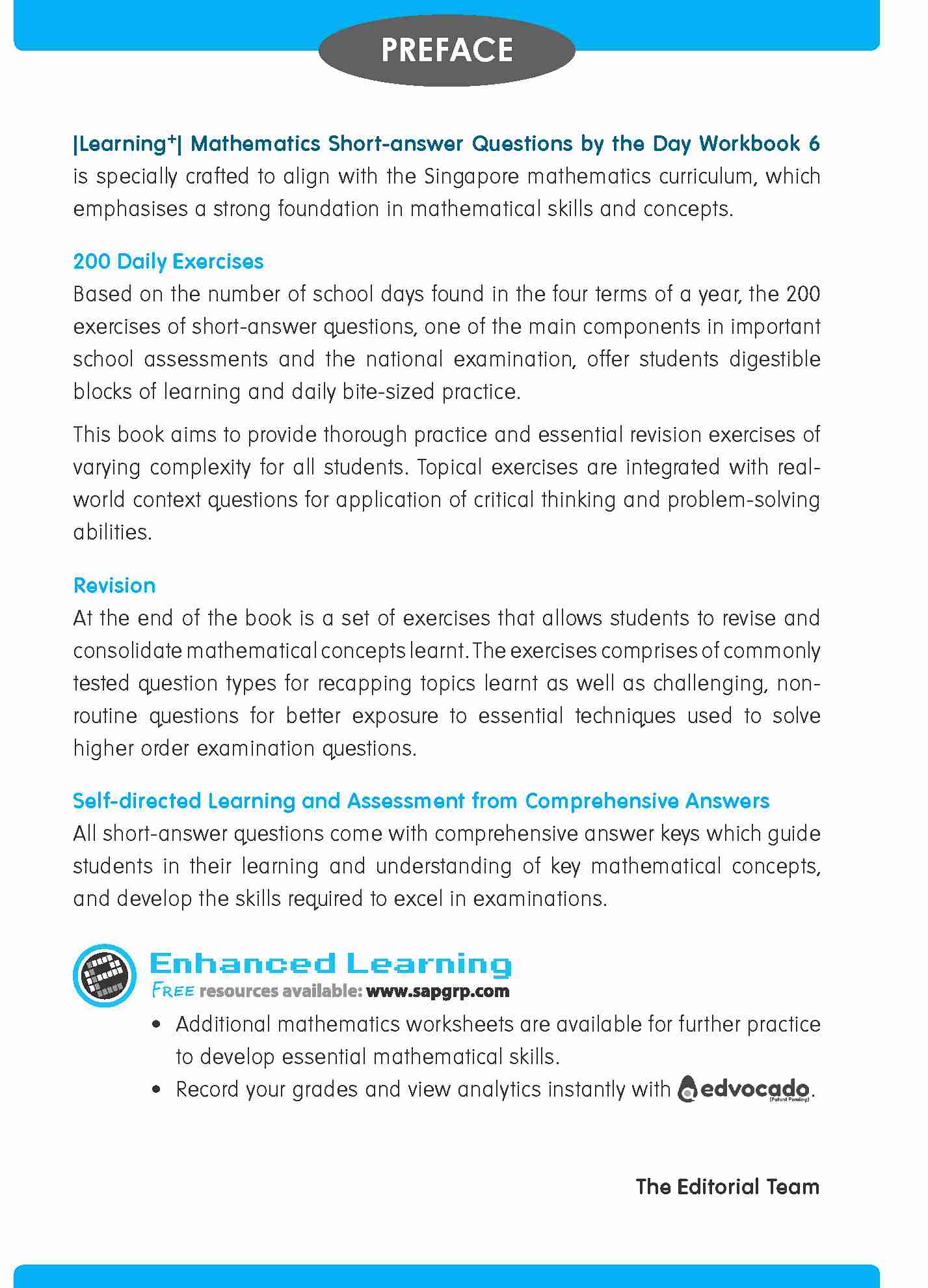 Primary 6 LEARNING+ MATHEMATICS Short-Answer Questions By The DAY Workbook 6 - Image 2