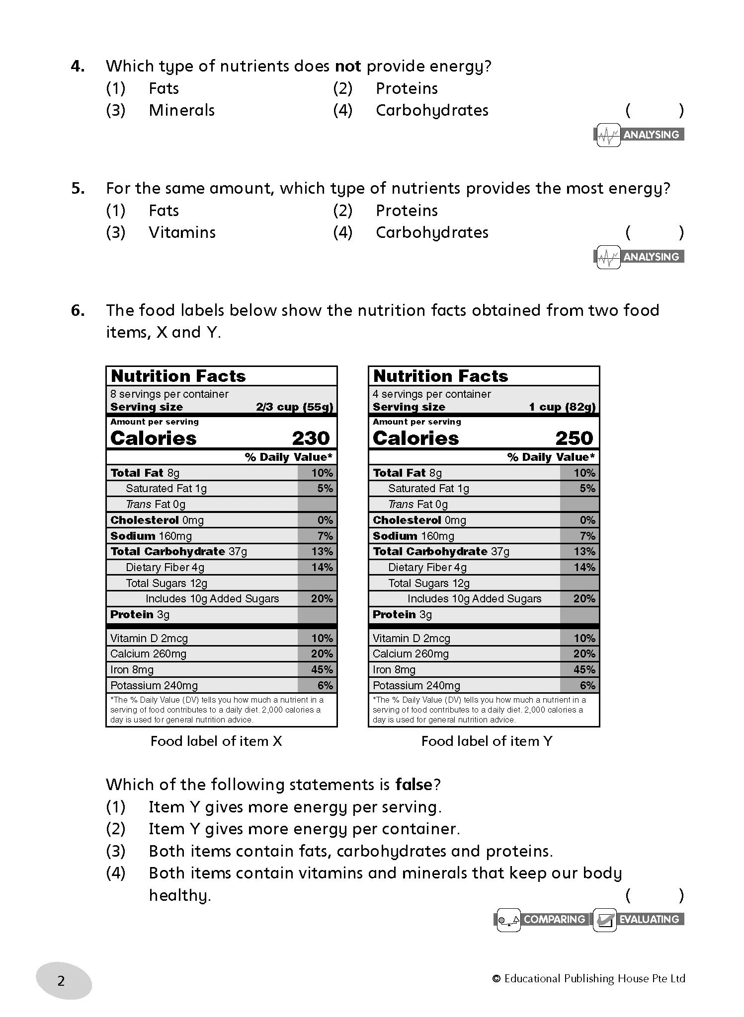 Primary 6 Science Practice - Image 4