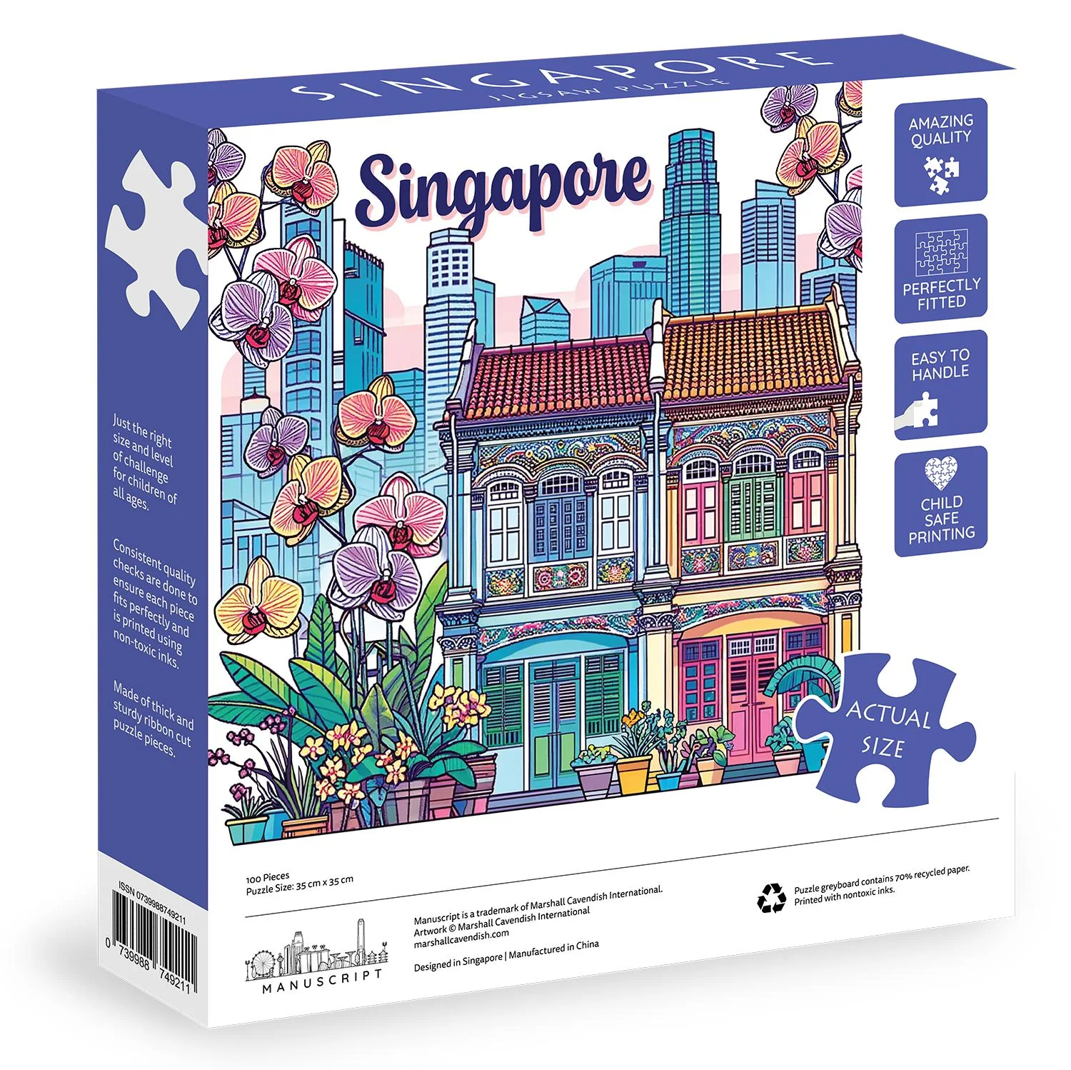 Ps Puzzles Shophouses 100pcs - Image 3
