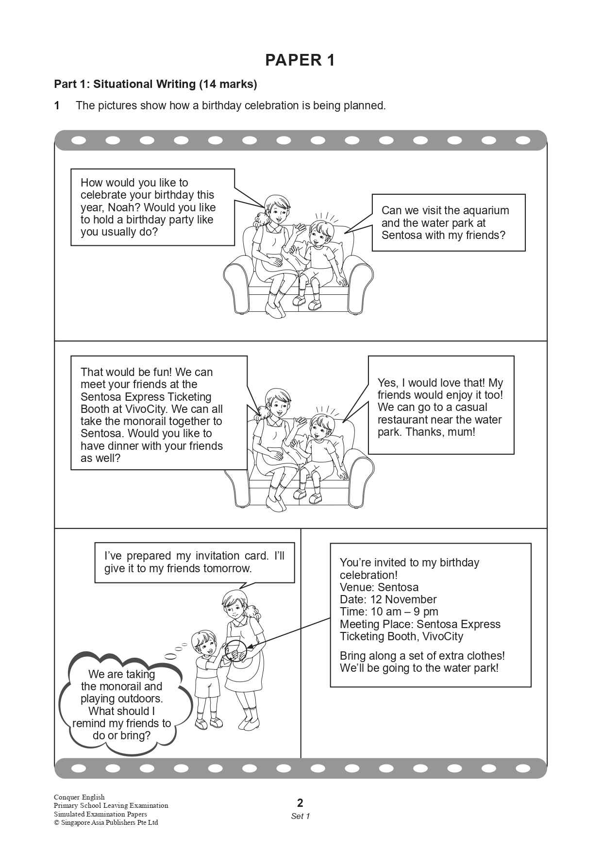 PSLE Conquer English Simulated Examination Papers - 3rd Edition - Image 5