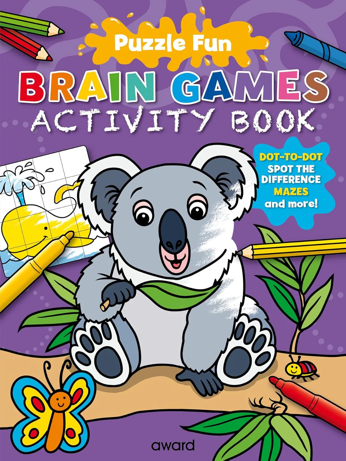 Puzzle Fun Brain Games: Koala (Activity Book)