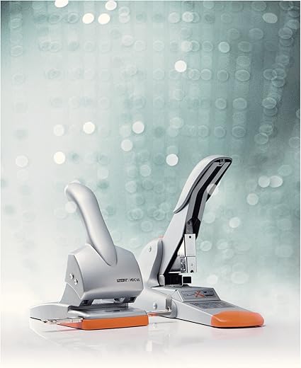 Rapid Fashion Heavy Duty Hole Punch HDC65 (Silver/Orange) - Image 3