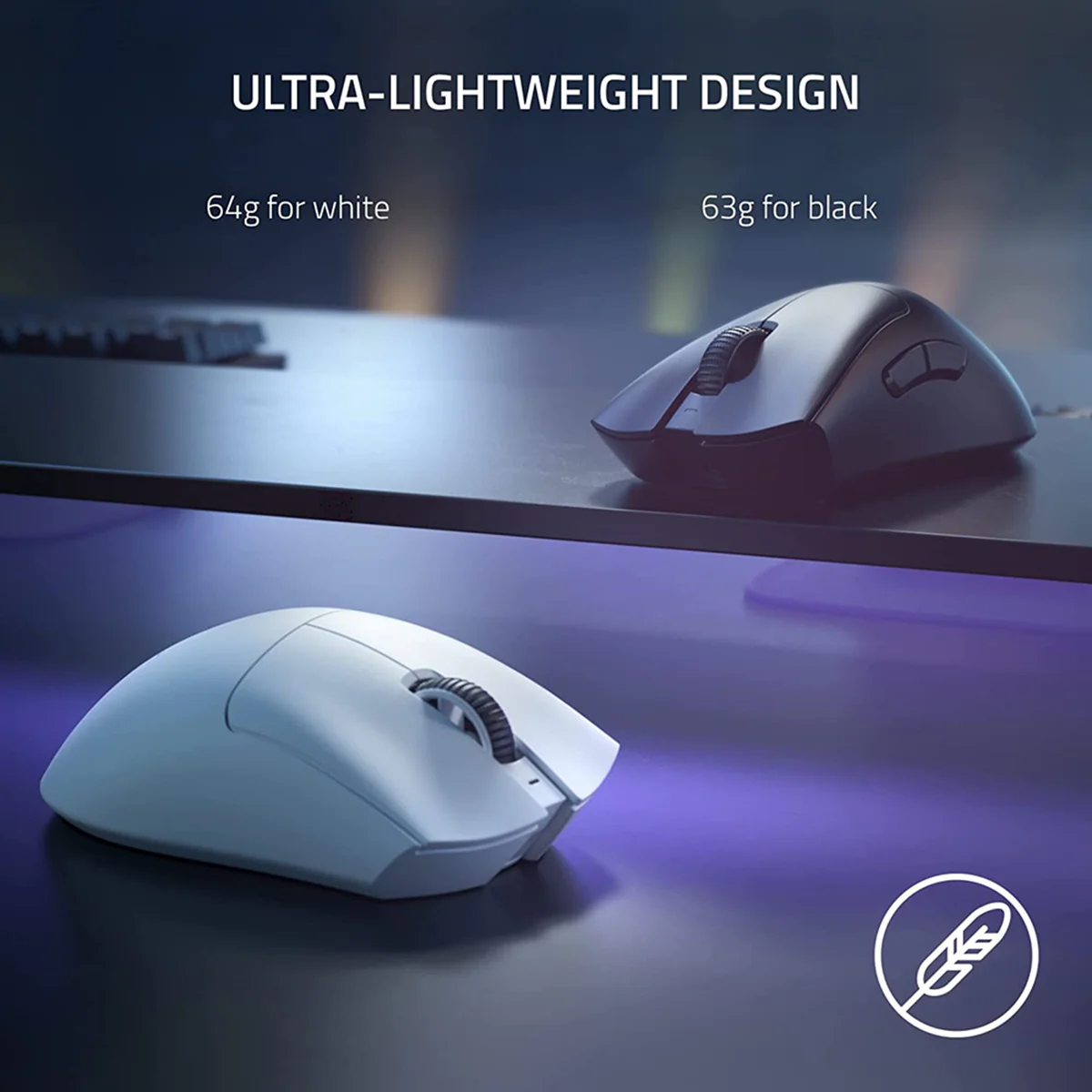 Razer DeathAdder V3 Pro Ergonomic Wireless Gaming Mouse - Image 7