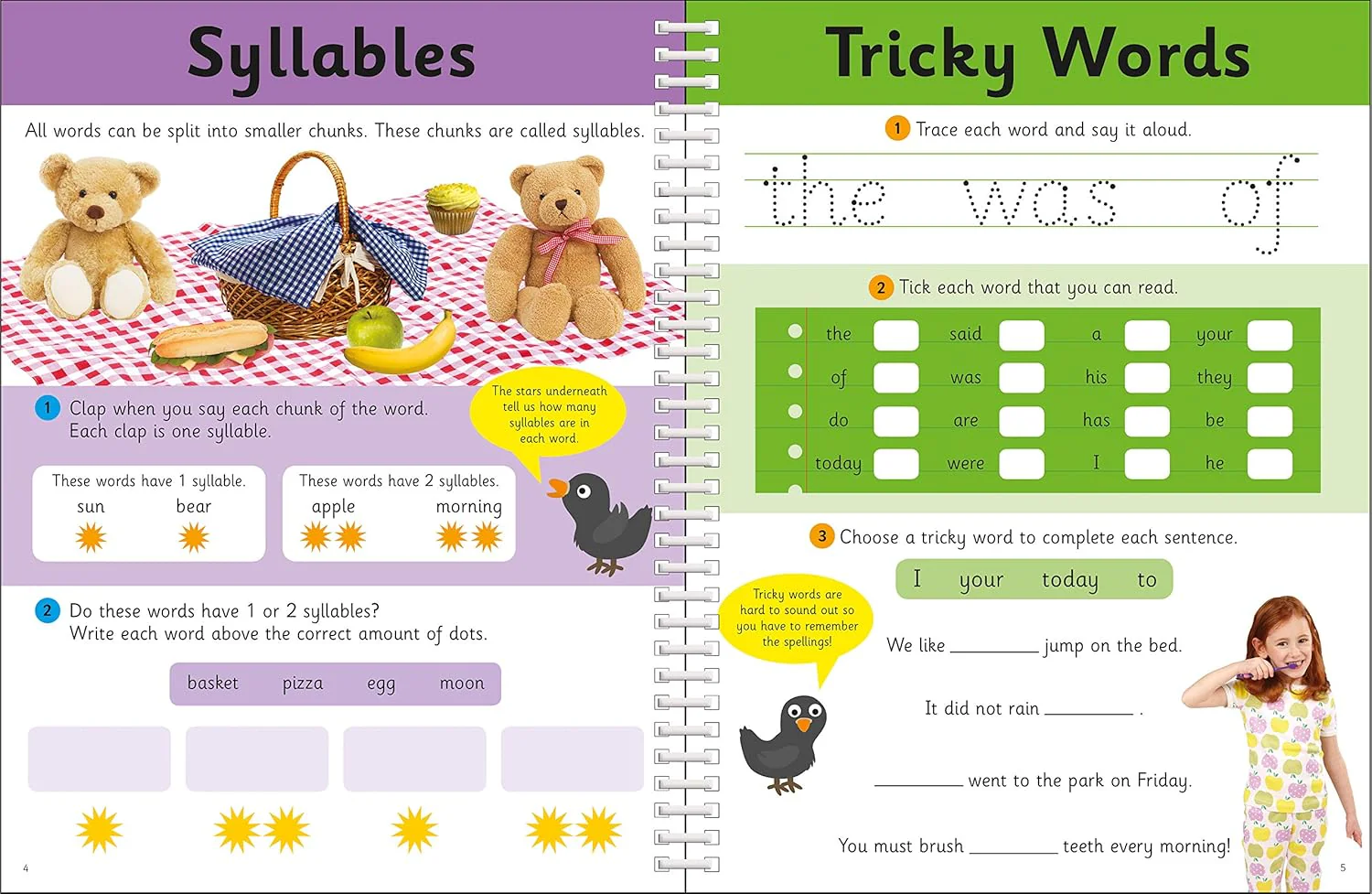 Reading And Rhyme (Wipe Clean Workbooks) – Spiral-Bound - Image 3