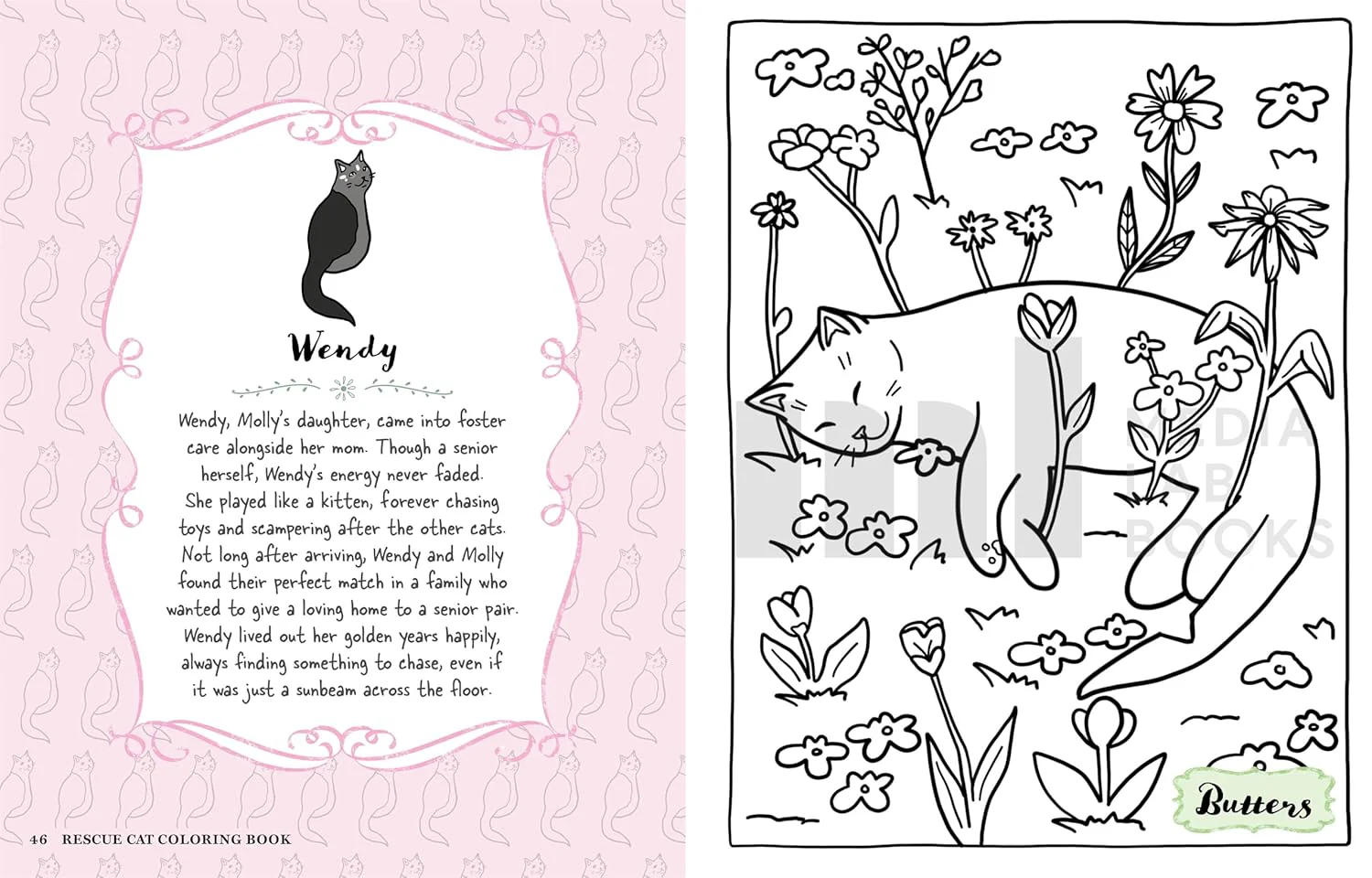 Rescue Cat Coloring Book: Featuring Adorable, Real-Life Rescues! (Paperback) - Image 2