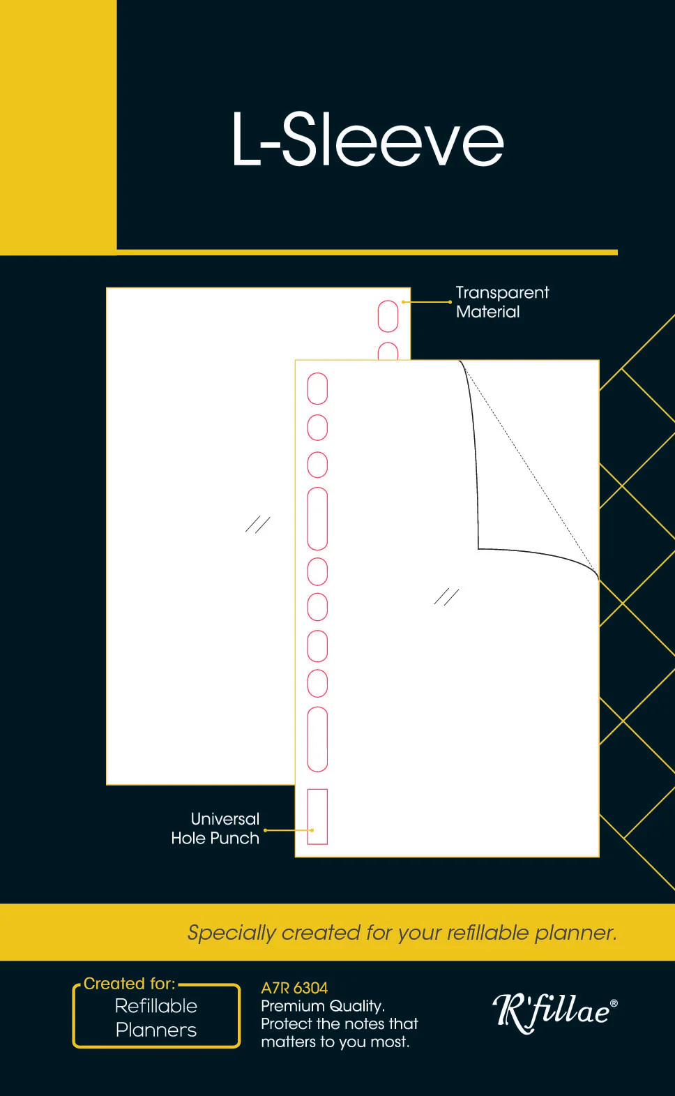 R'fillae L-sleeve Organiser Planner Refill - Image 3
