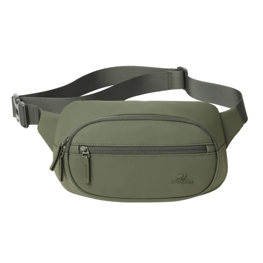 Rivacase 7812 Eden-ECO Waist/Sling Bag, Size M - Olive Green