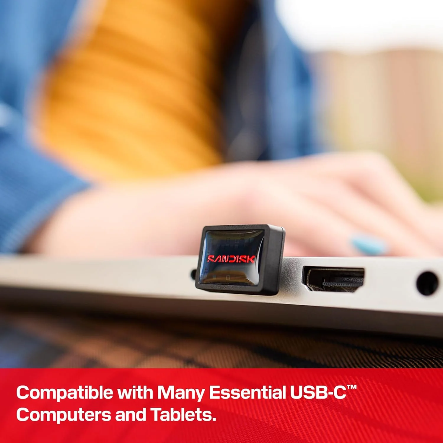 SanDisk Extreme Fit USB-C Flash Drive 400 MB/s - Image 2