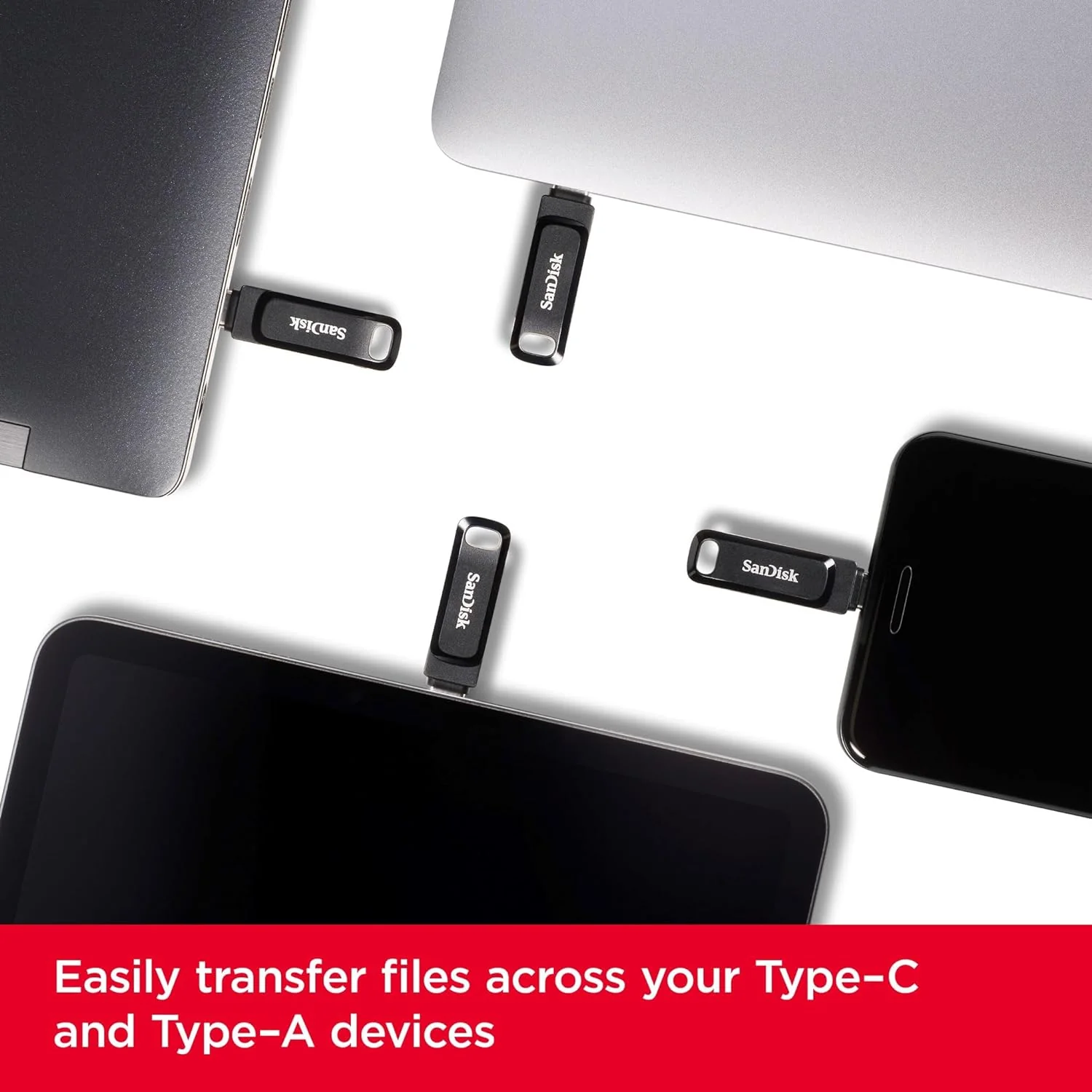 SanDisk SDDDC3-256G-G46 Ultra Dual Go Type C USB 3.1 Flash Drive, 256GB,Black - Image 2
