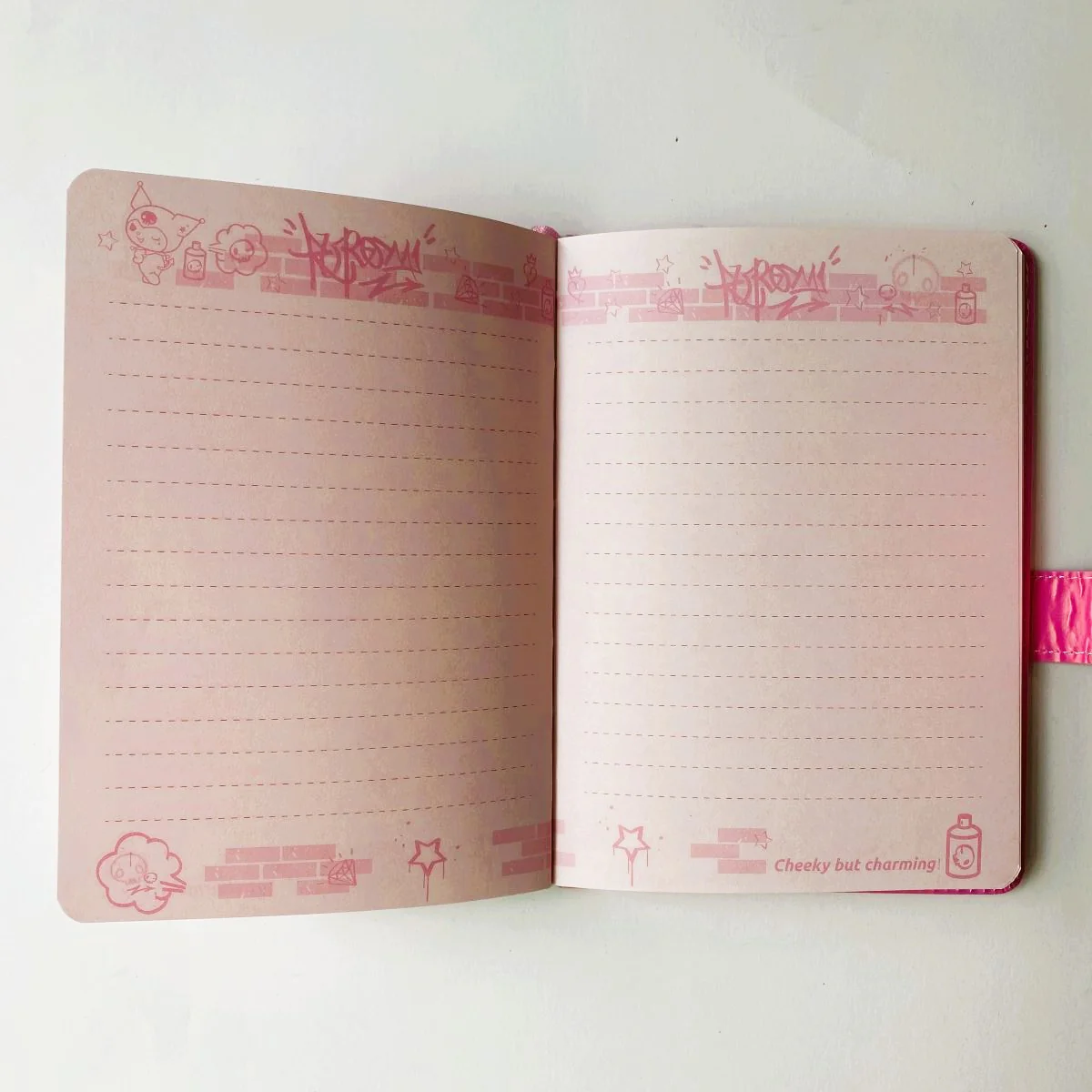 SANRIO B6 NOTEBOOK WITH MAGNET FLAP (KUROMI) MXTYBJ02-KU-A - Image 2
