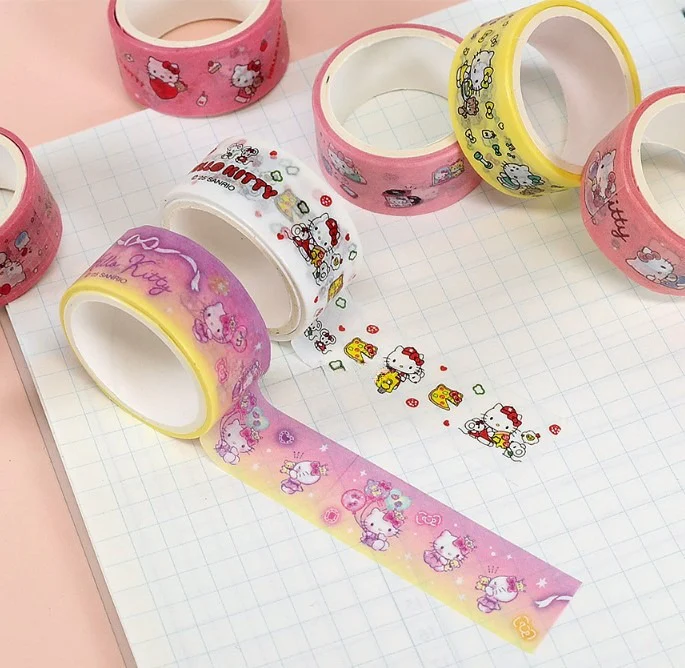 Sanrio Hello Kitty Masking Tape 8'S Set - Image 2