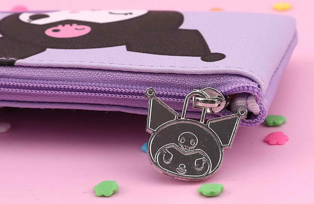 SANRIO KUROMI FLAT PEN POUCH - Image 3