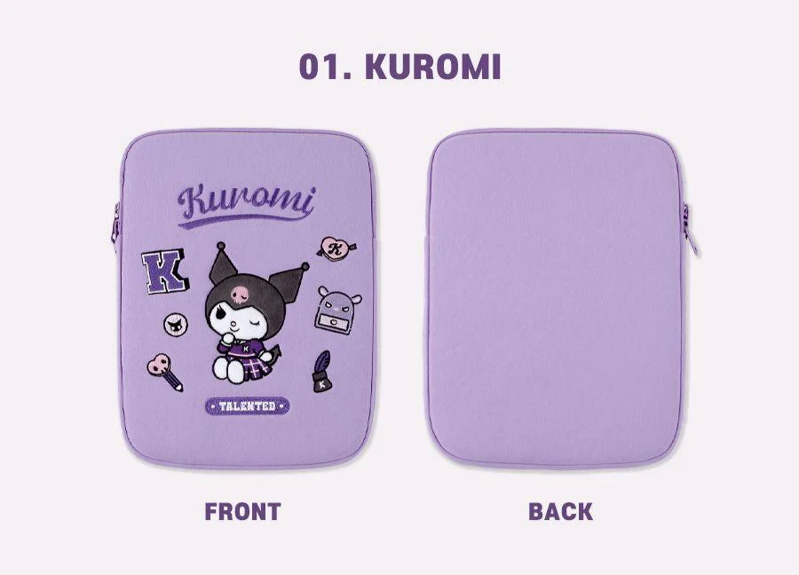 SANRIO KUROMI TABLET POUCH 11" - Image 2
