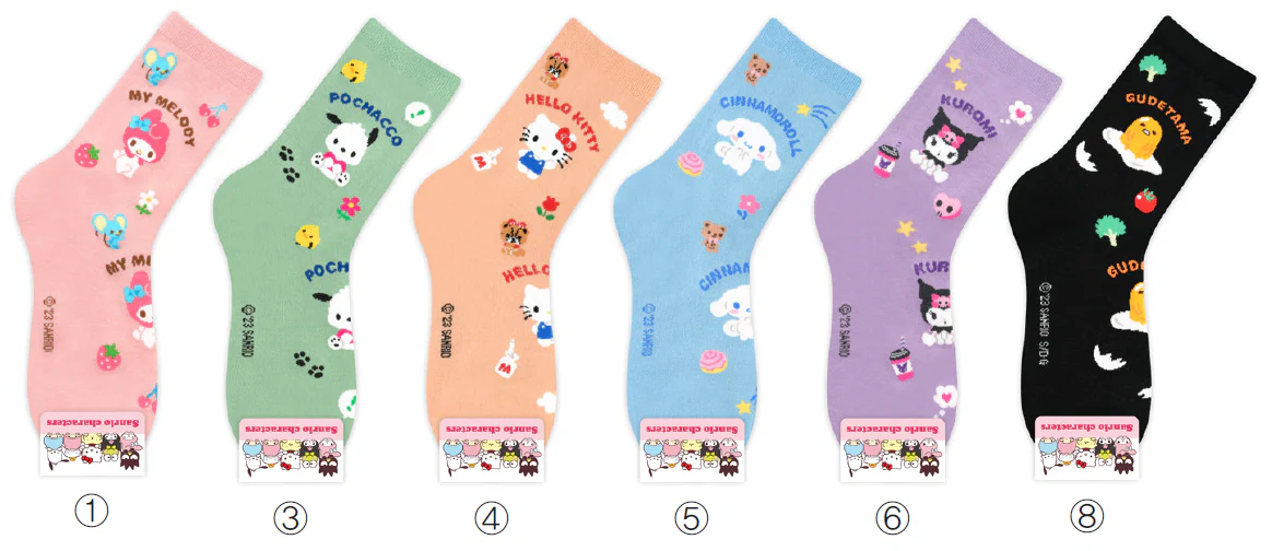 Sanrio Pattern Long Socks - Image 2