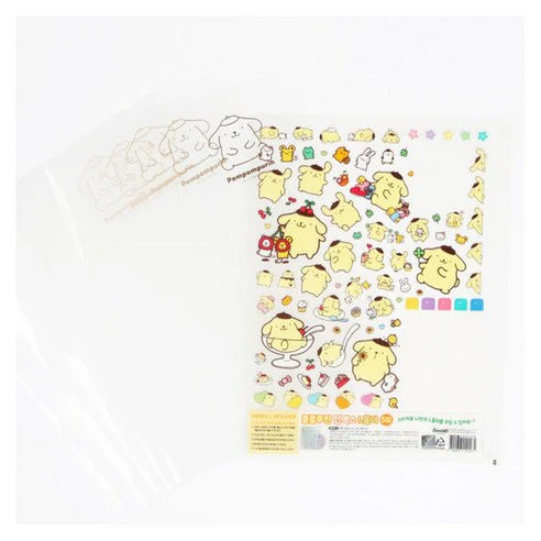 SANRIO POMPOMPURIN INDEX L-SHAPE FOLDER SET - Image 2