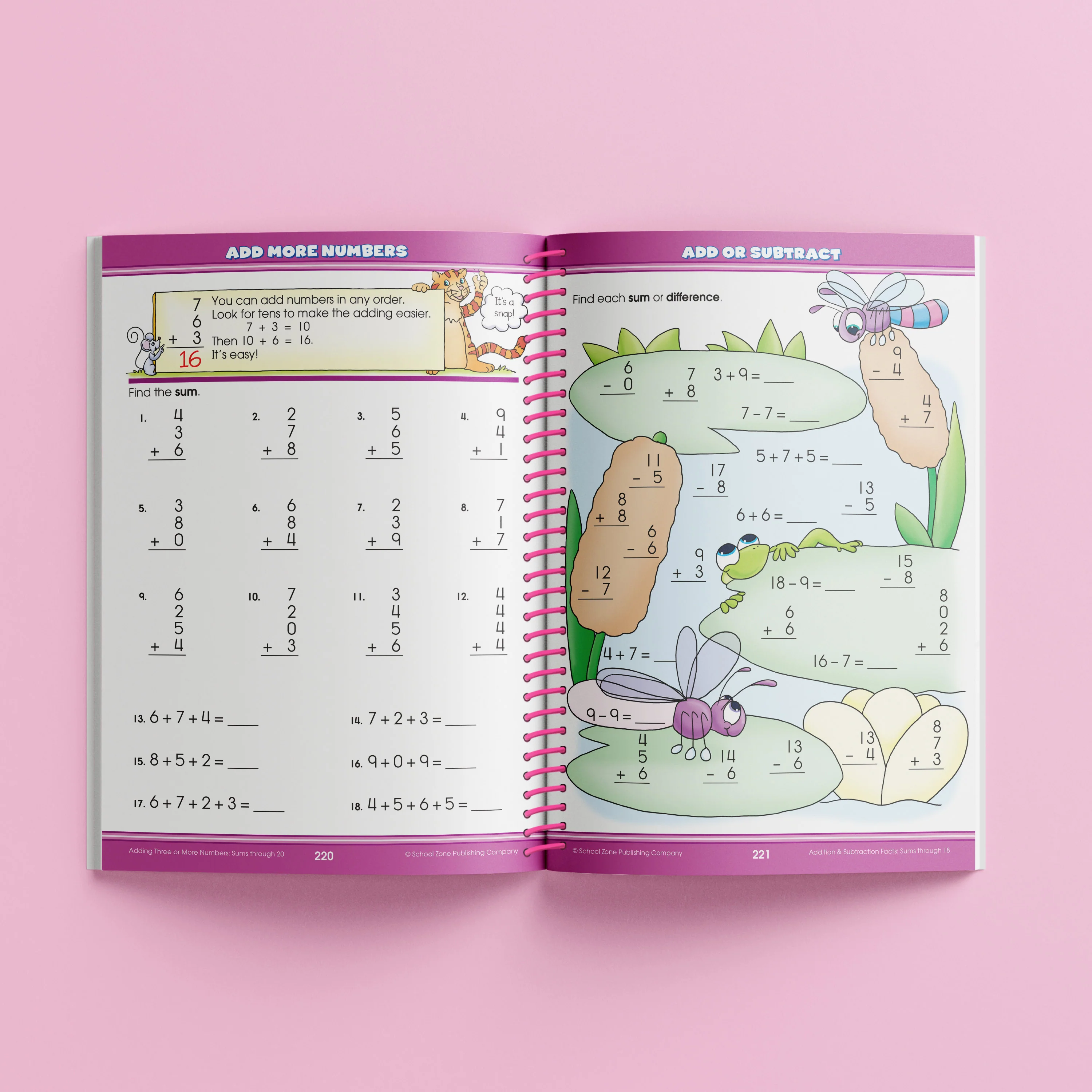 School Zone Big Spiro Workbook Maths - Image 3