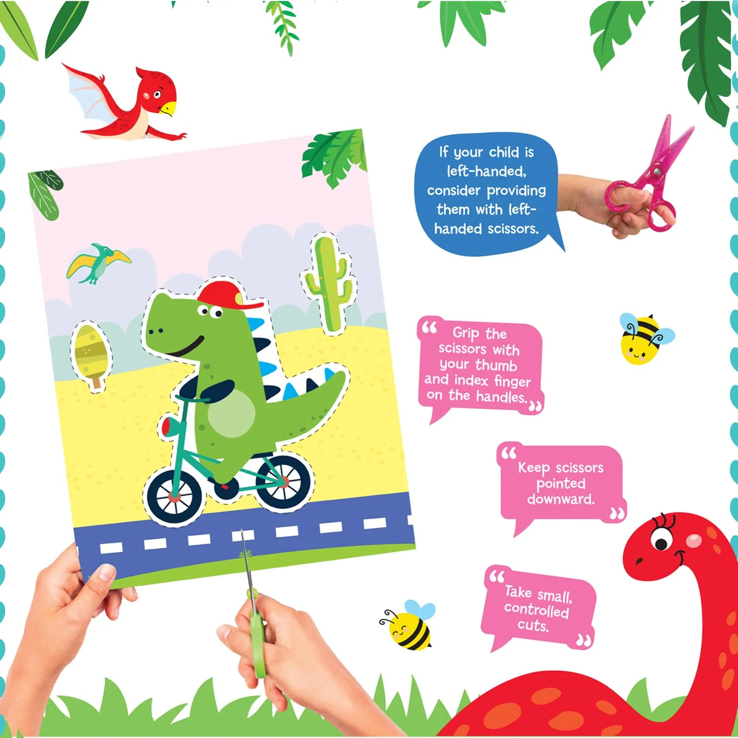 Scissors Skills Activity Book - Daring Dino - Image 2