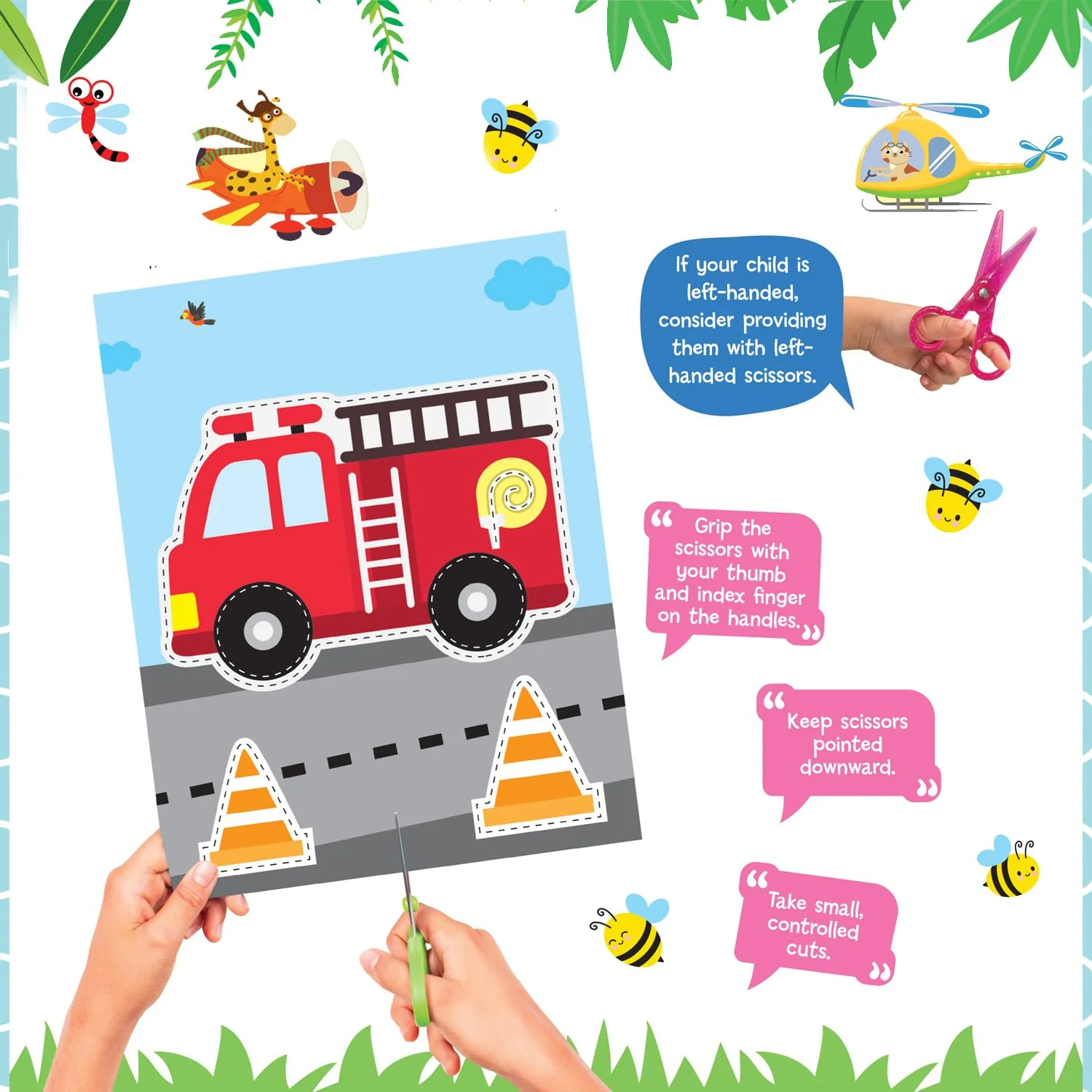 Scissors Skills Activity Book - Ultimate Vehicles - Image 2
