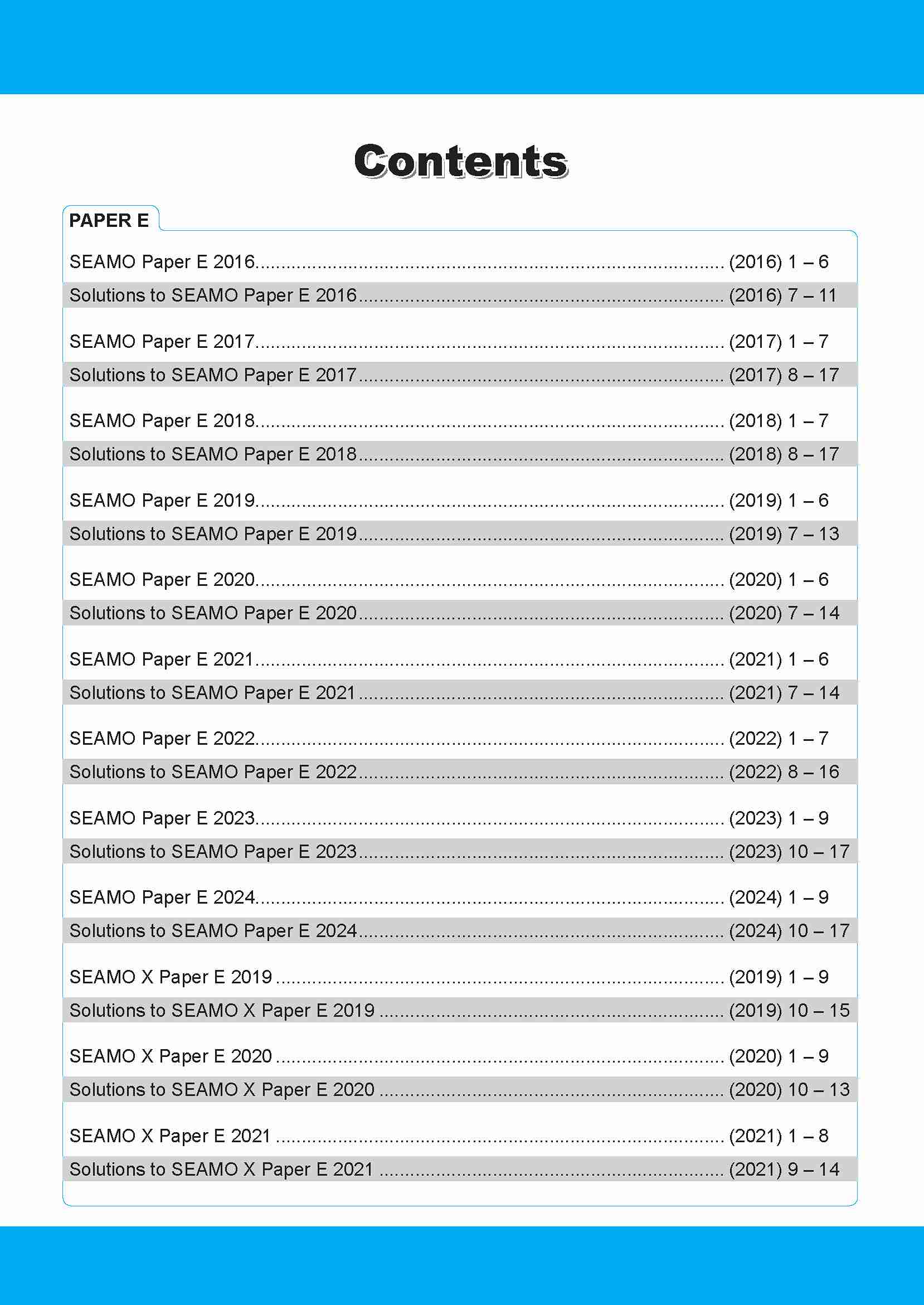SEAMO Math Olympiad International Competition Preparation Paper E (SEAMO 2016-2025 + SEAMO X 2019-2026) Secondary 3&4 - Image 2