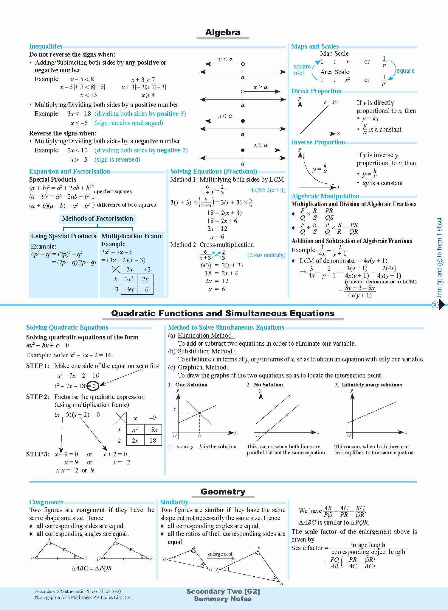 Secondary 2 Mathematics Tutorial 2A [G2] - 4th Edition - Image 3