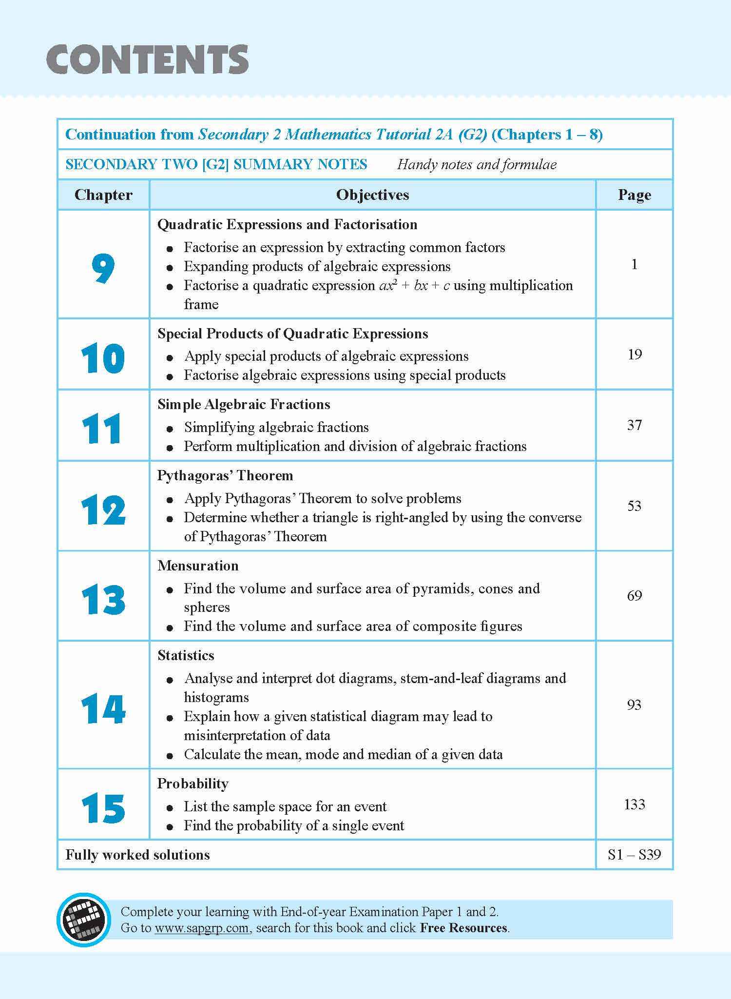 Secondary 2 Mathematics Tutorial 2B [G2] - 3rd Edition - Image 3