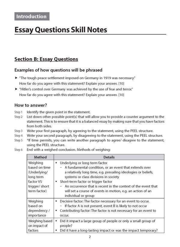 Secondary 3 History Elective Essay Guide - Image 5