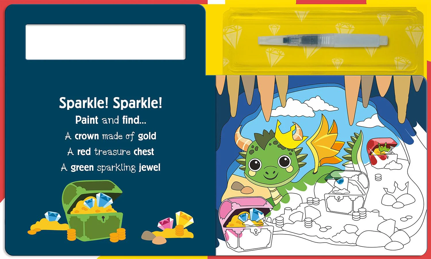 Seek and Find Dragons (Water Painting Seek and Find) (Hardcover) - Image 2