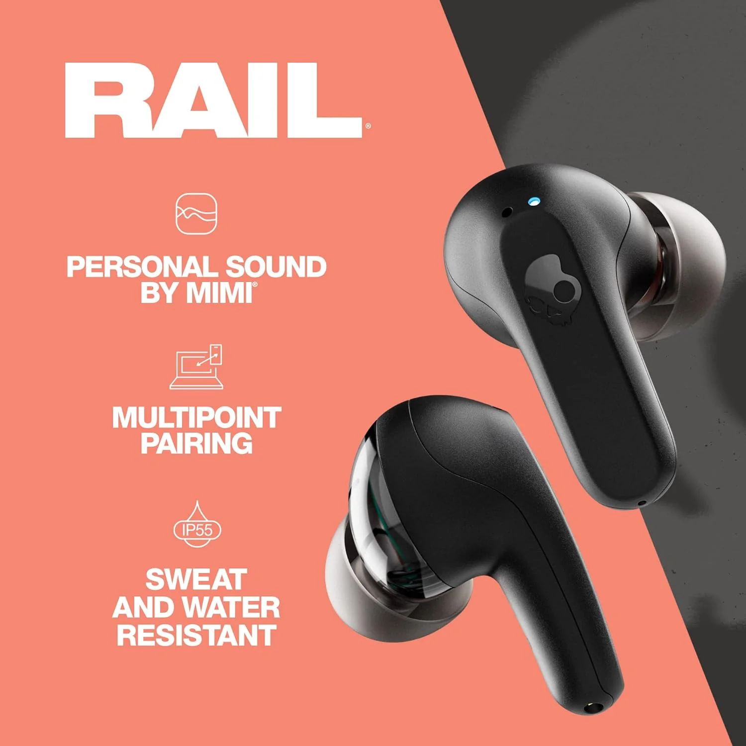 Skullcandy Rail True Wireless In-ear Earbuds - Image 2