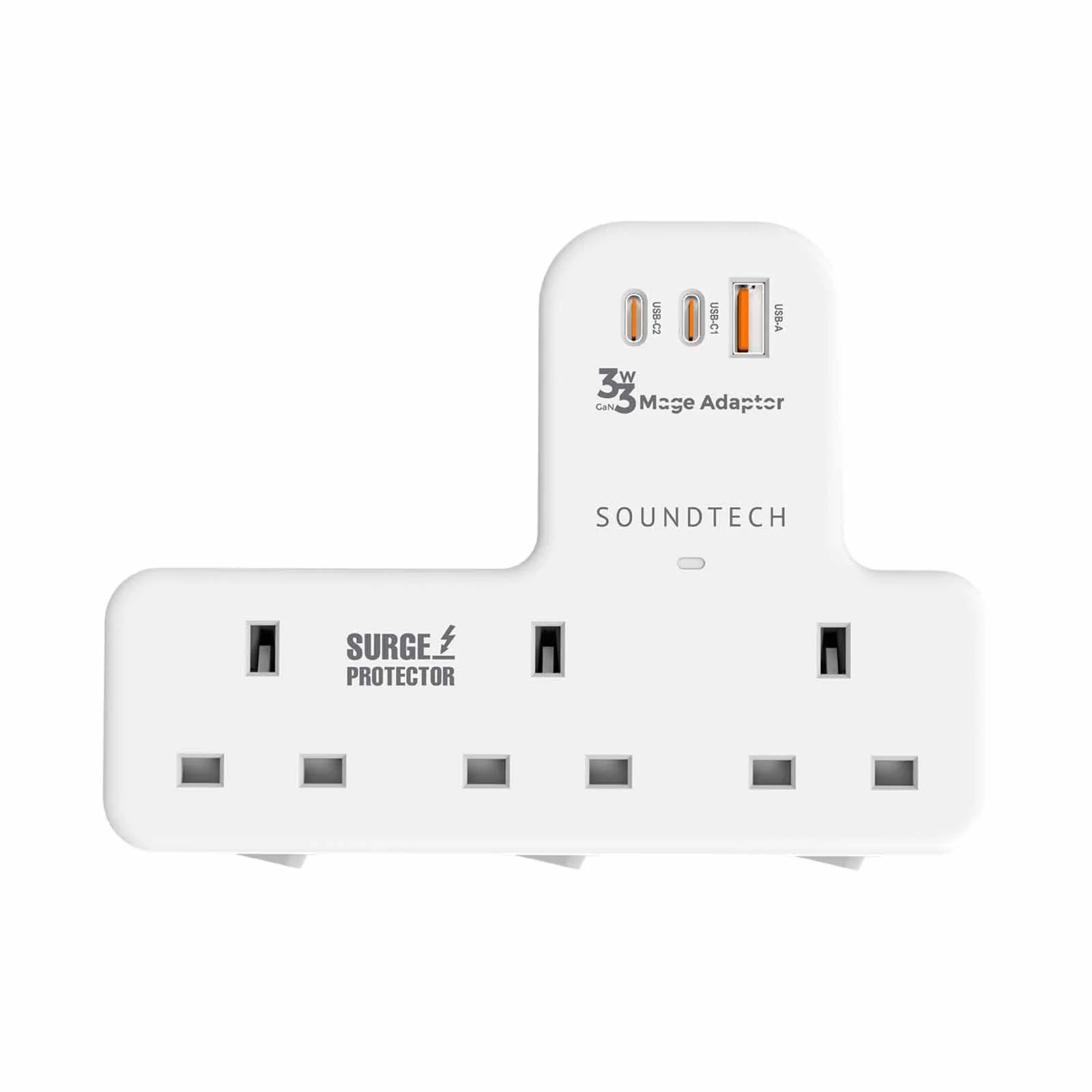 Soundteoh PE-333C 3-Socket Mage Adaptor