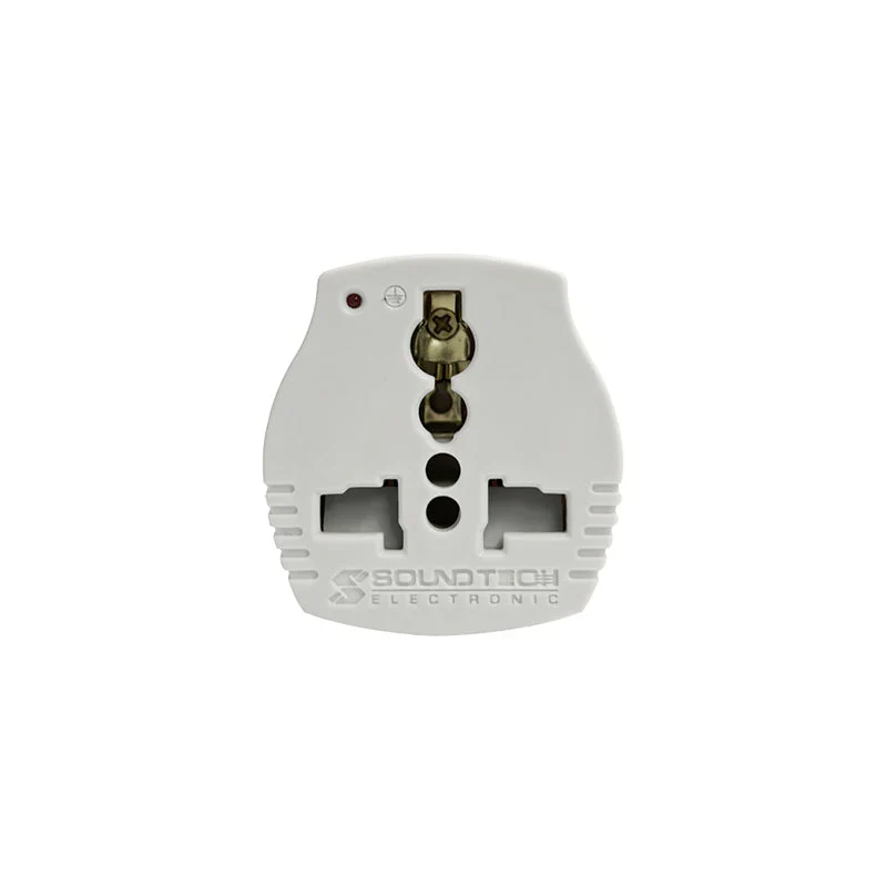 SoundTeoh TA-13 13A Travel Adaptor with Safety Shutter