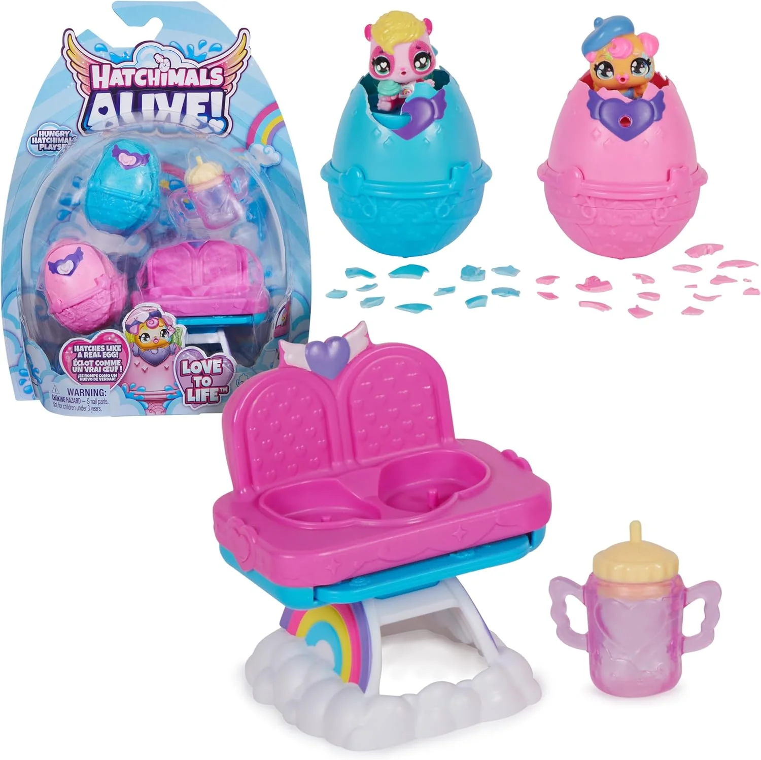 SPIN MASTER HATCHIMALS ALIVE HUNGRY HATCHIMALS PLAYSET