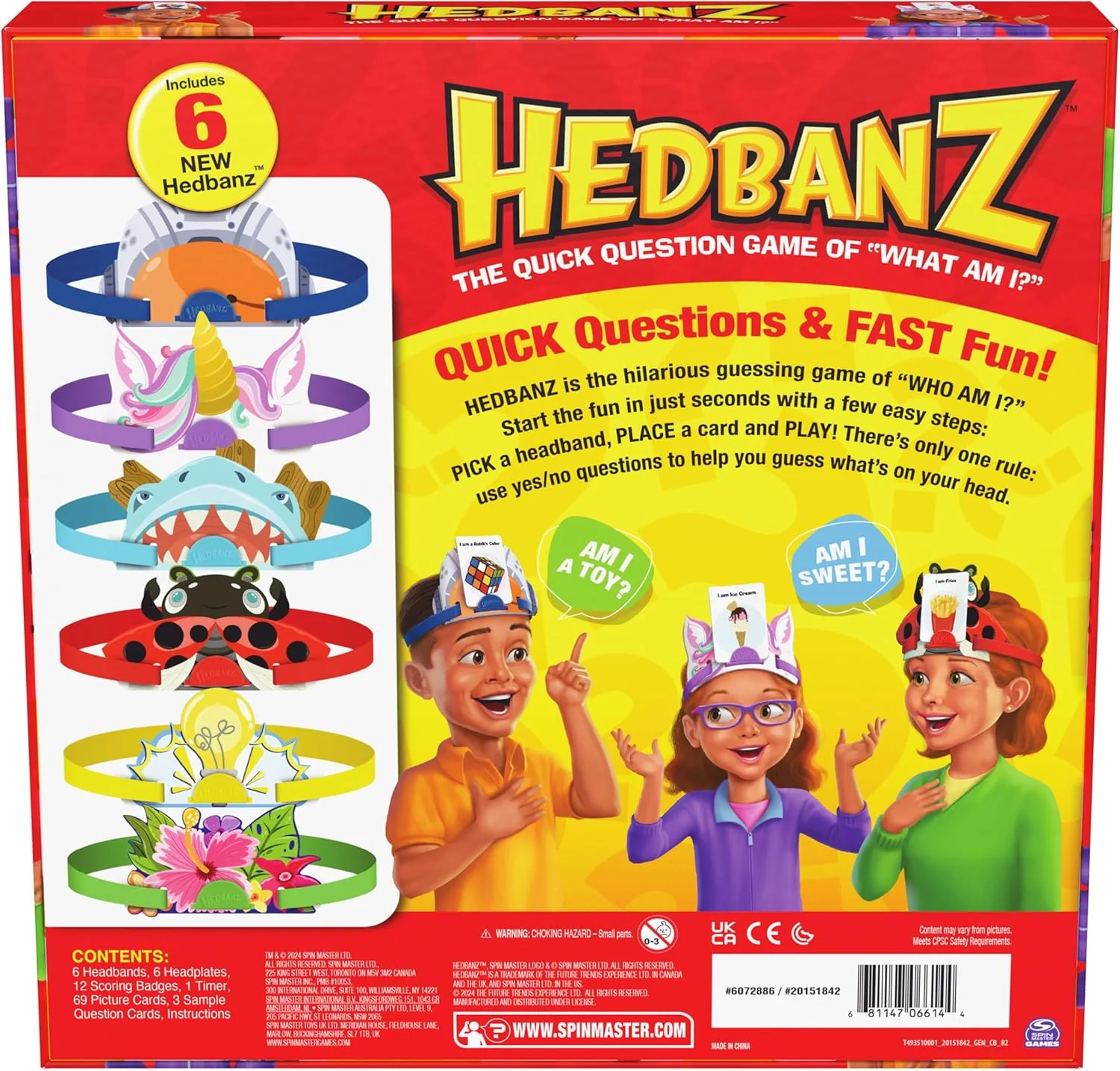 SPIN MASTER HEDBANZ PICTURE GUESSING CARD GAME - Image 3