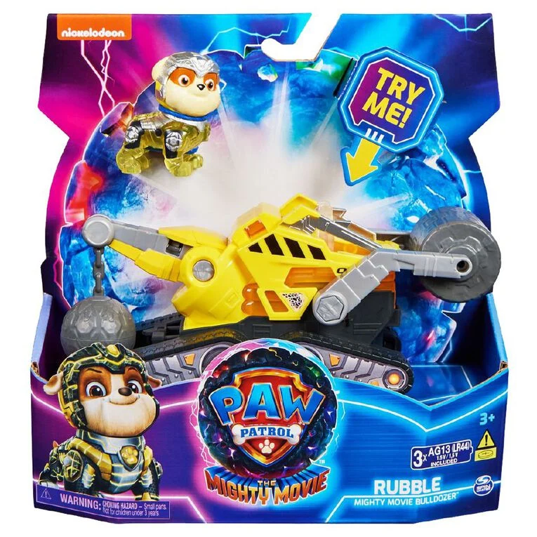 SPIN MASTER PAW PATROL THE MIGHTY MOVIE PUP SQUAD THEME VEHICLE ASSORTMENT - Image 2
